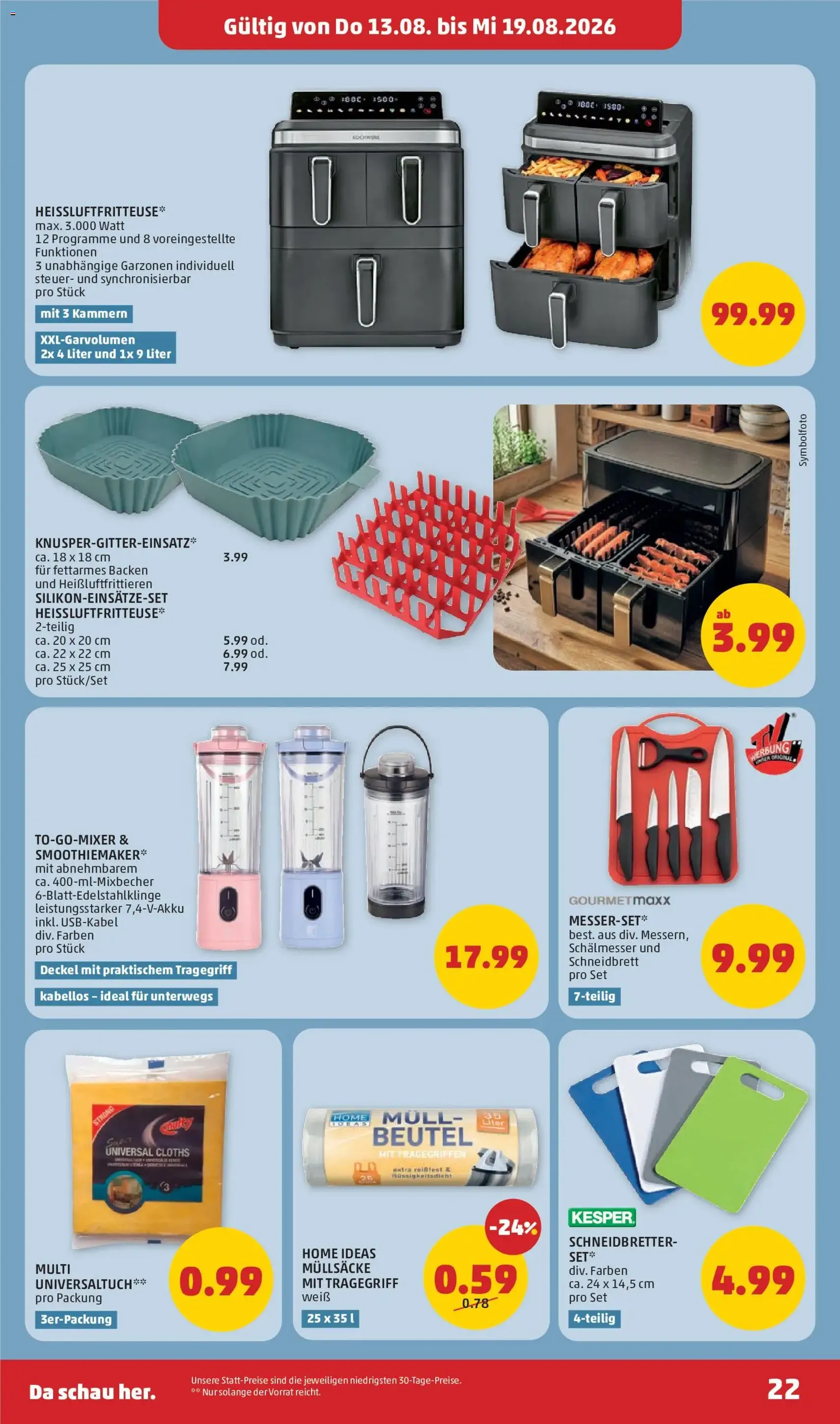 Penny Markt - Flugblatt - Gültiger Prospekt ab 13.08.2026, Seite 22 von insgesamt 32