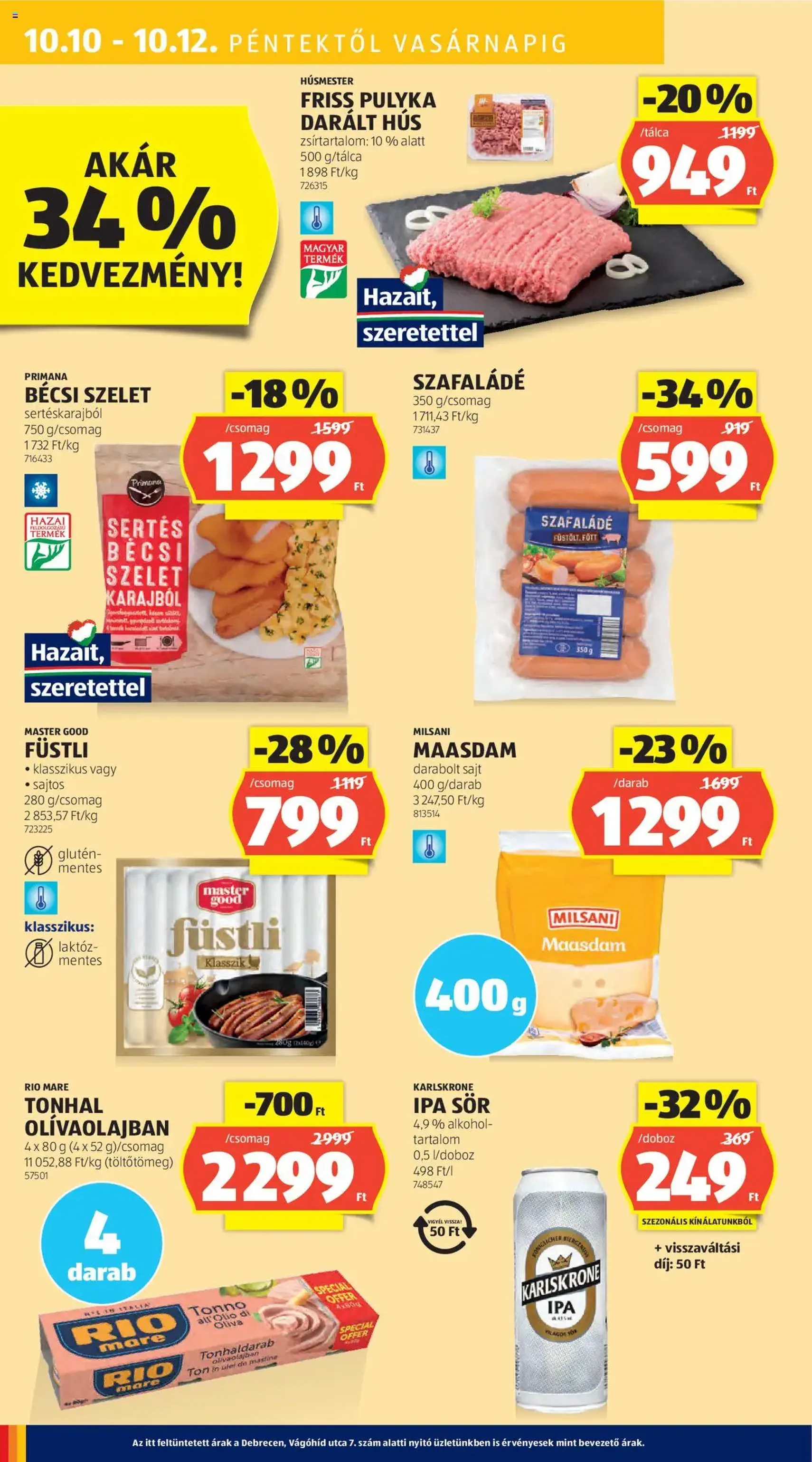 Aldi Akciós újság - 2025.10.09. érvényes szórólap 44 oldal 48 oldalból Aldi Akciós újság - 2025.10.09. érvényes szórólap 44 oldal 48 oldalból