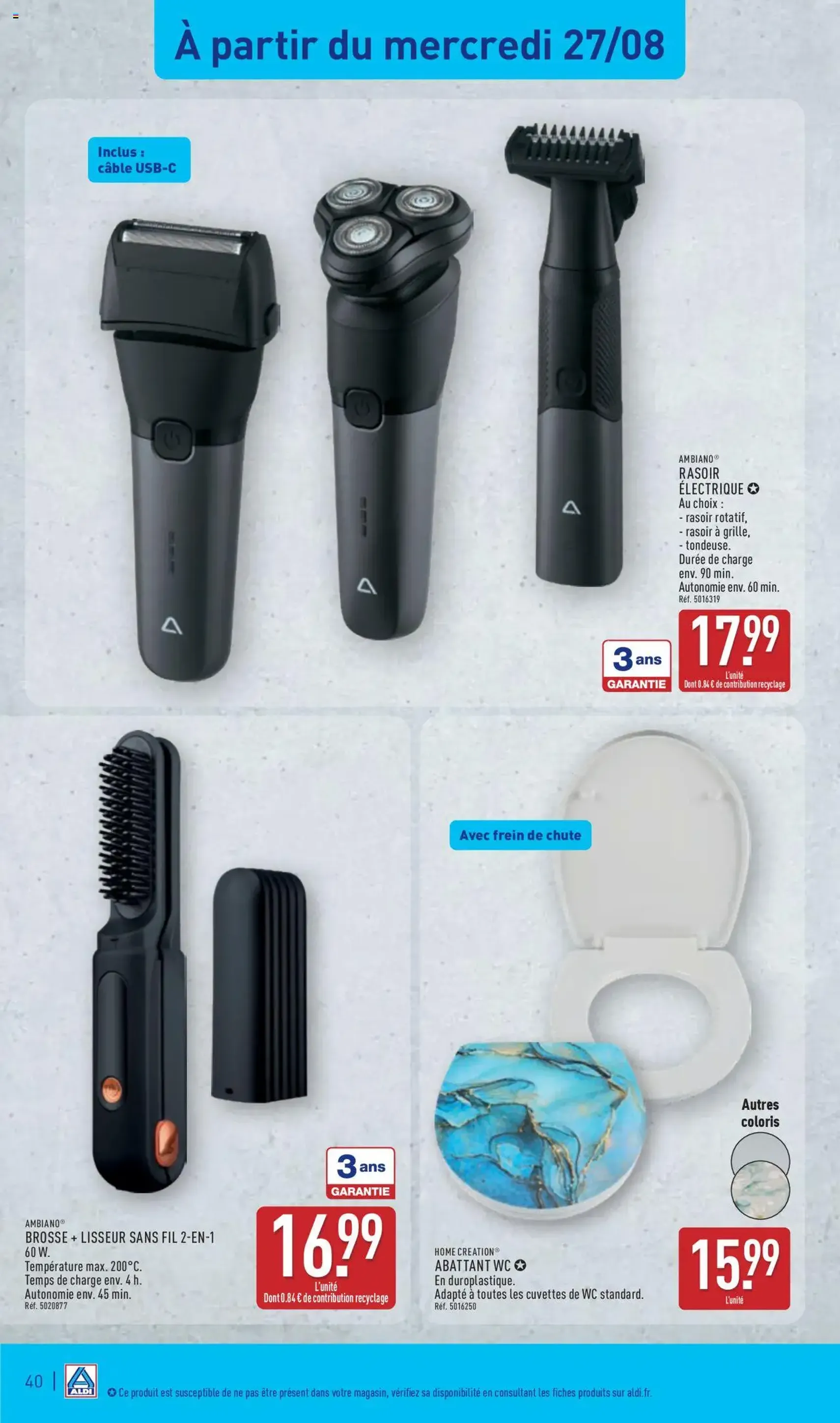 Aldi catalogue semaine 35 - brochure valable à partir du 26/08/2025, page 43 sur 55