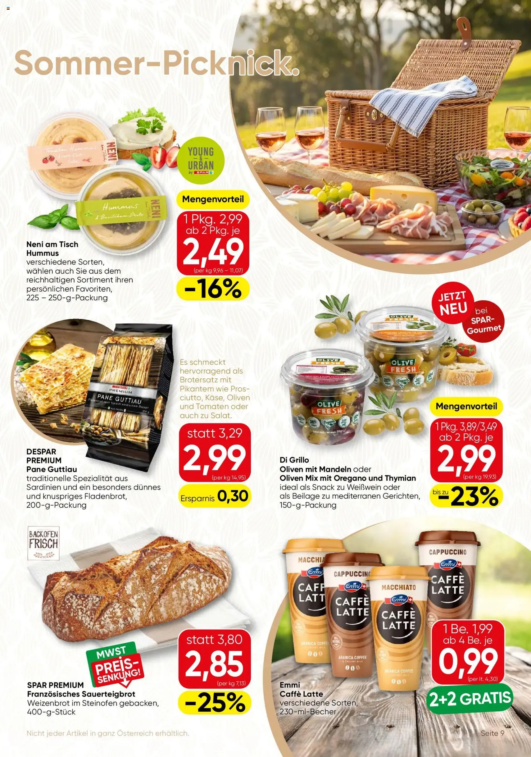 SPAR Gourmet Flugblatt - Gültiger Prospekt ab 30.07.2026, Seite 9 von insgesamt 12