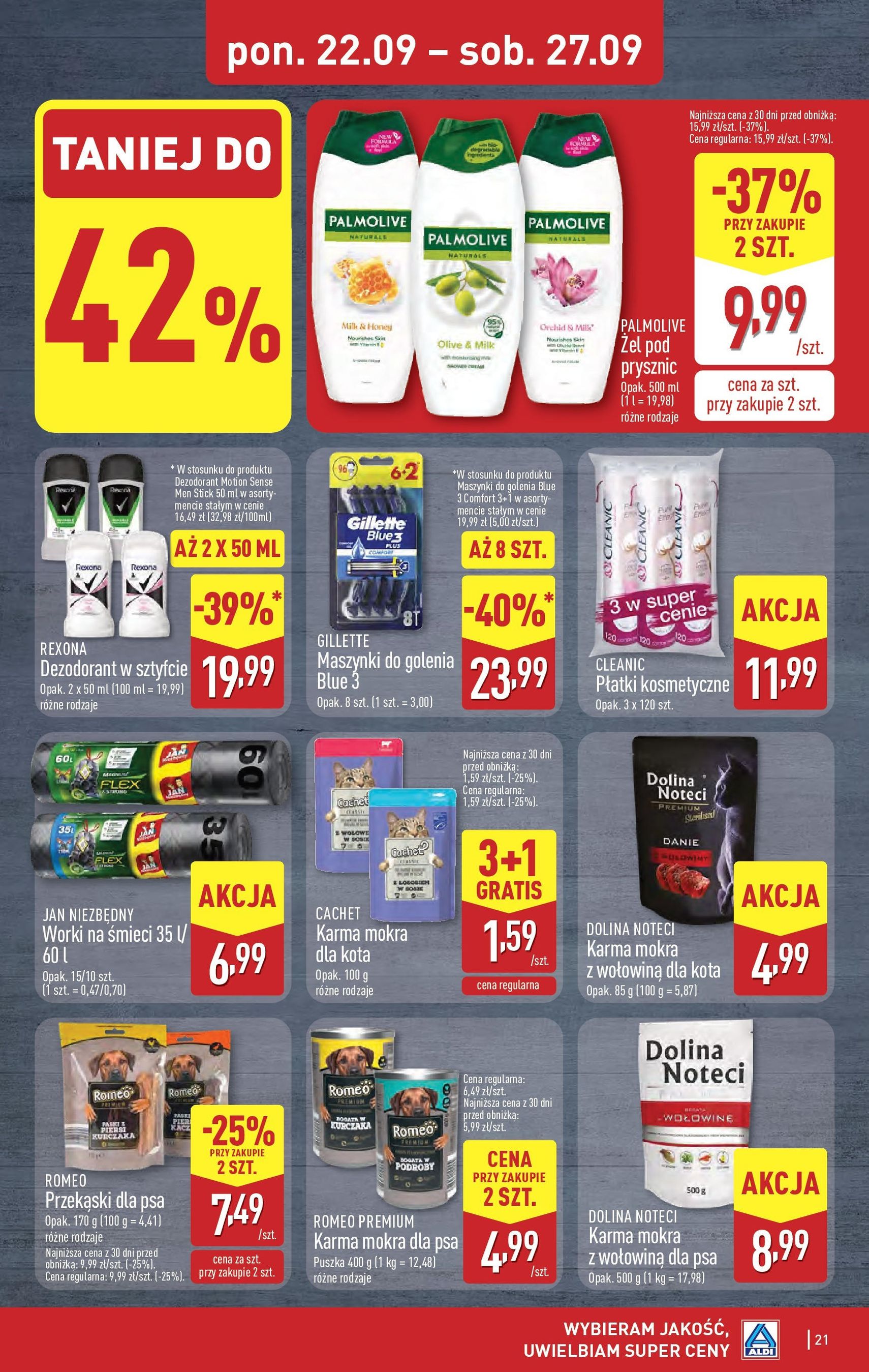 Aldi Gazetka - ważny gazetka od 22.09.2025 strona 21 z 41 Aldi Gazetka - ważny gazetka od 22.09.2025 strona 21 z 41