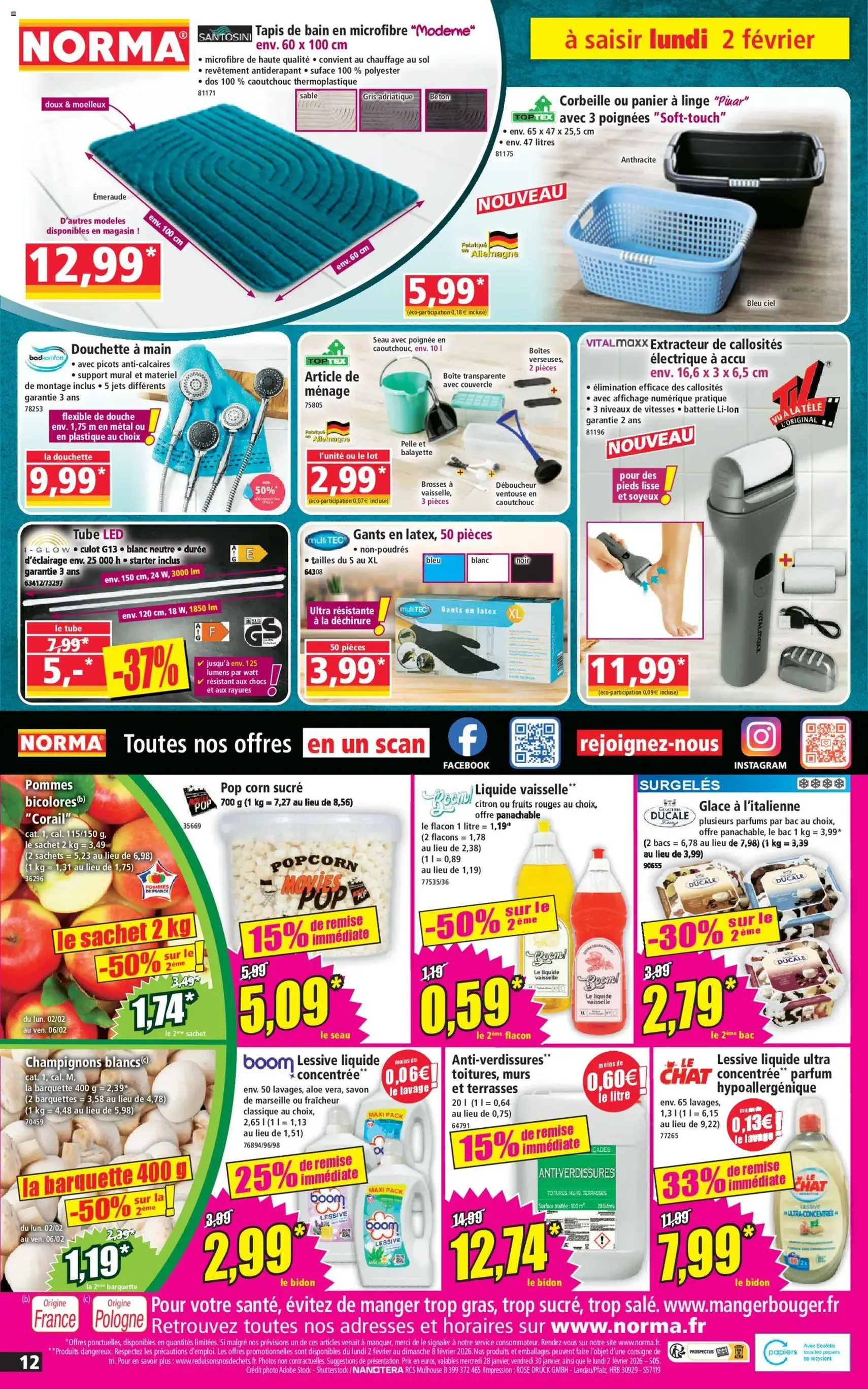 Norma catalogue - brochure valable à partir du 28/01/2026, page 12 sur 14