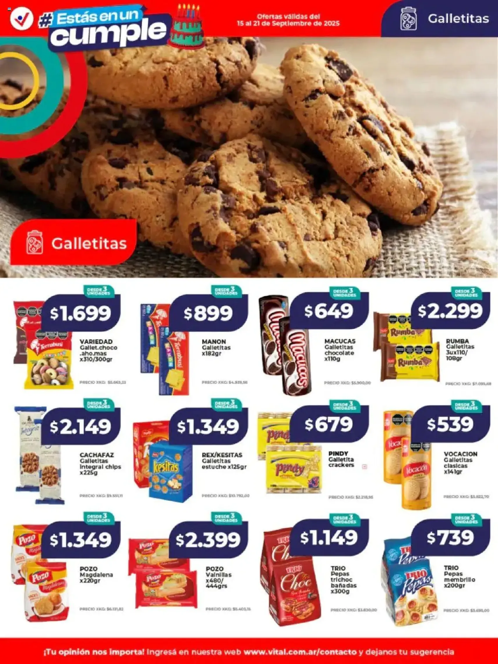 Vital - Ofertas - folleto válido desde 15/09/2025 página 18 de 22 Vital - Ofertas - folleto válido desde 15/09/2025 página 18 de 22