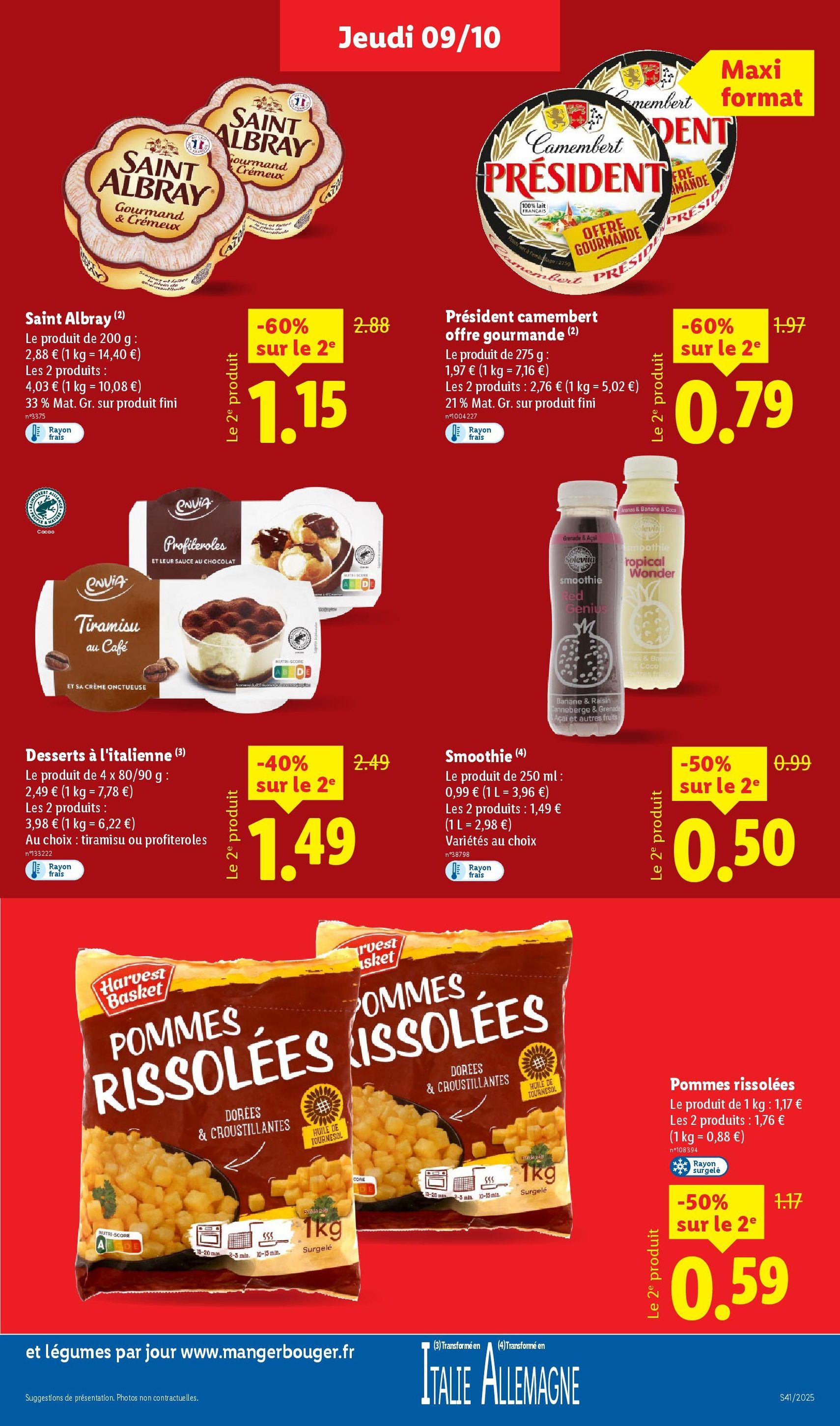 LIDL catalogue semaine 41 - brochure valable à partir du 09/10/2025, page 13 sur 73