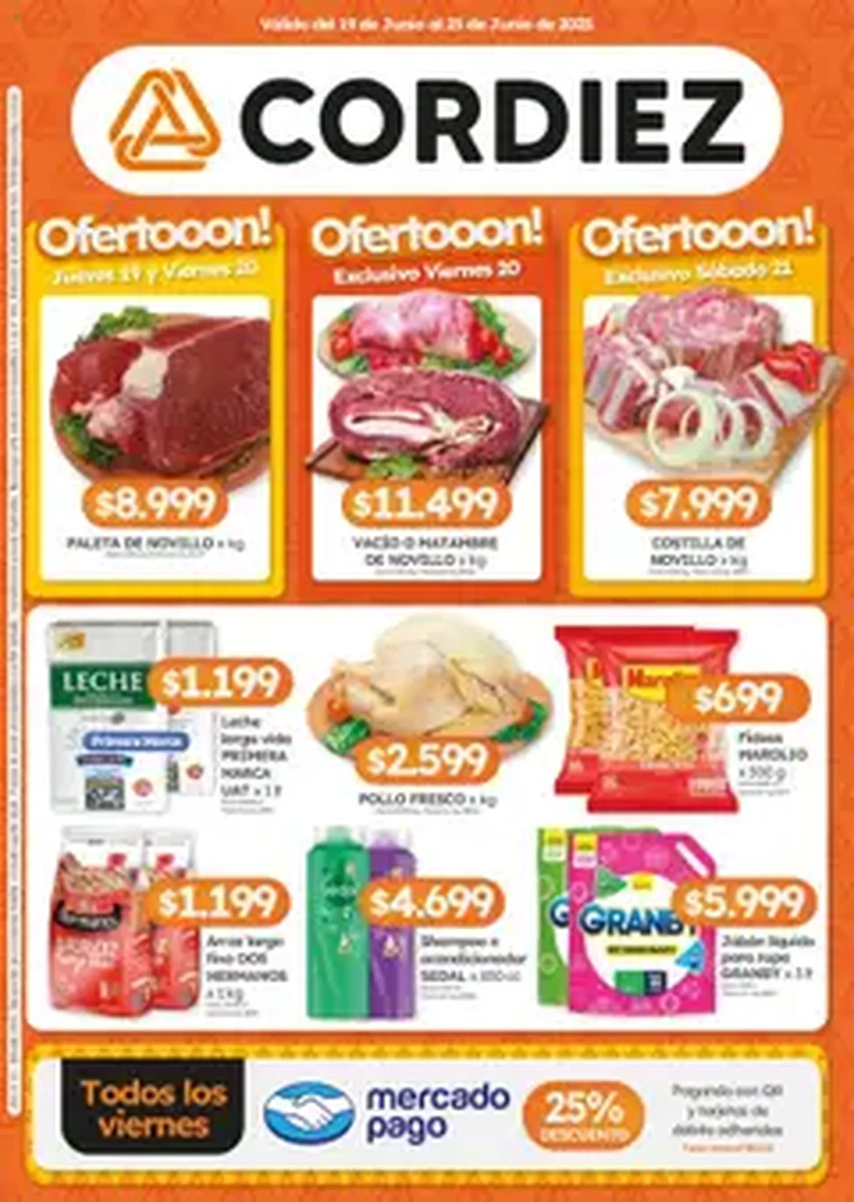 Cordiez ofertas - folleto válido desde 19/06/2025 página 1 de 1