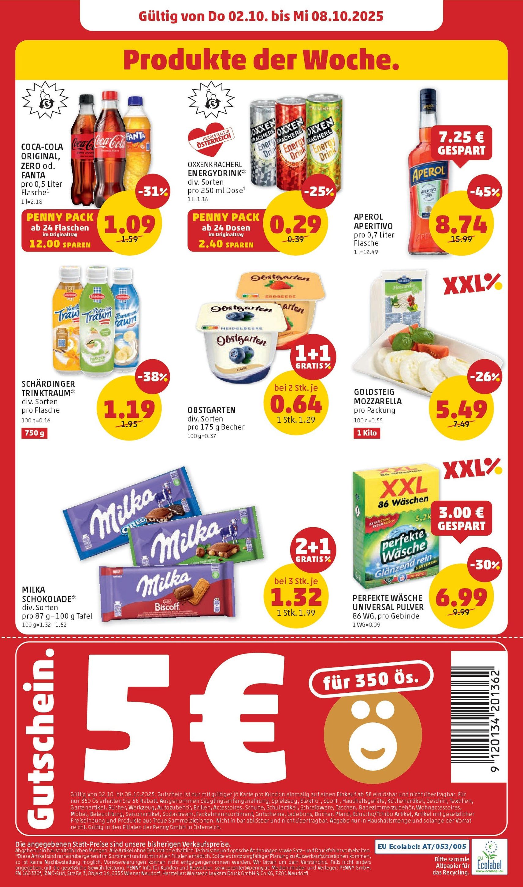 Penny Markt Flugblatt - Gültiger Prospekt ab 02.10.2025, Seite 28 von insgesamt 32 Penny Markt Flugblatt - Gültiger Prospekt ab 02.10.2025, Seite 28 von insgesamt 32