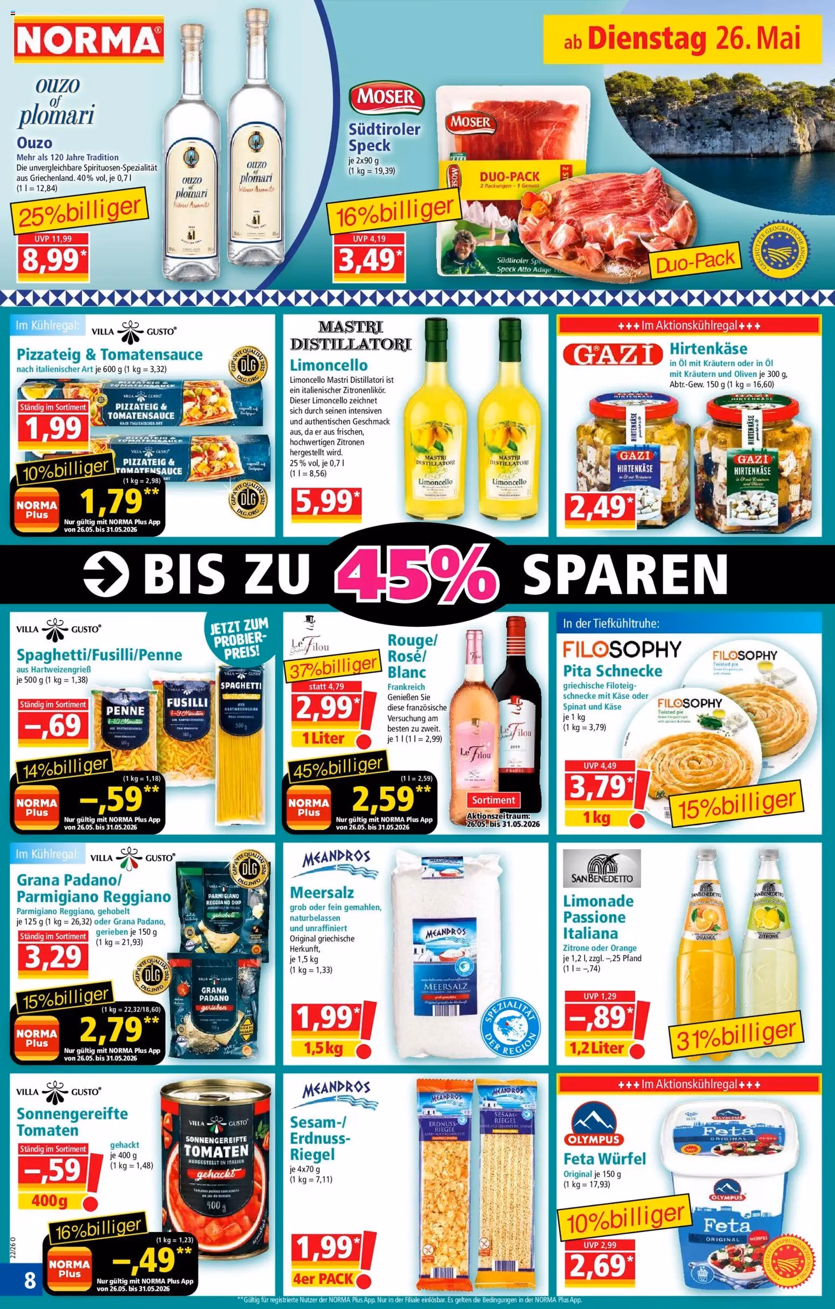 Norma Prospekt - Gültiger Prospekt ab 26.05.2026, Seite 8 von insgesamt 19