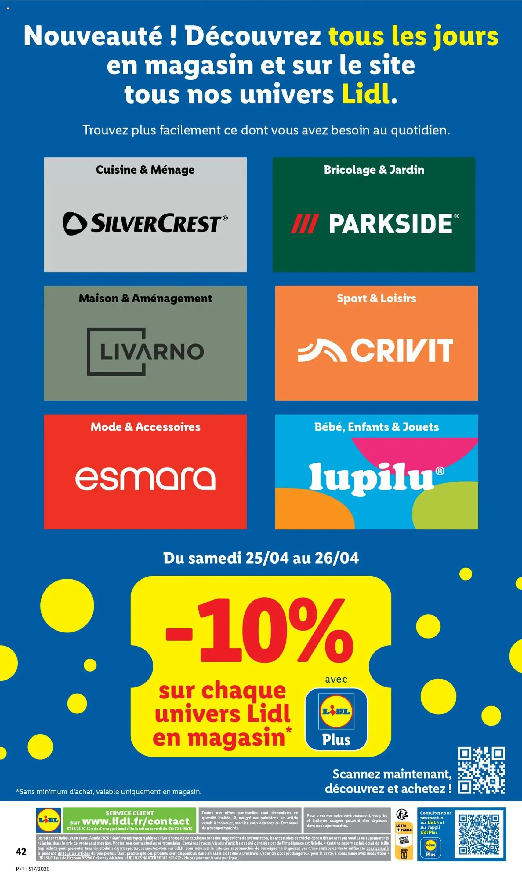 LIDL catalogue - brochure valable à partir du 23/04/2026, page 68 sur 70