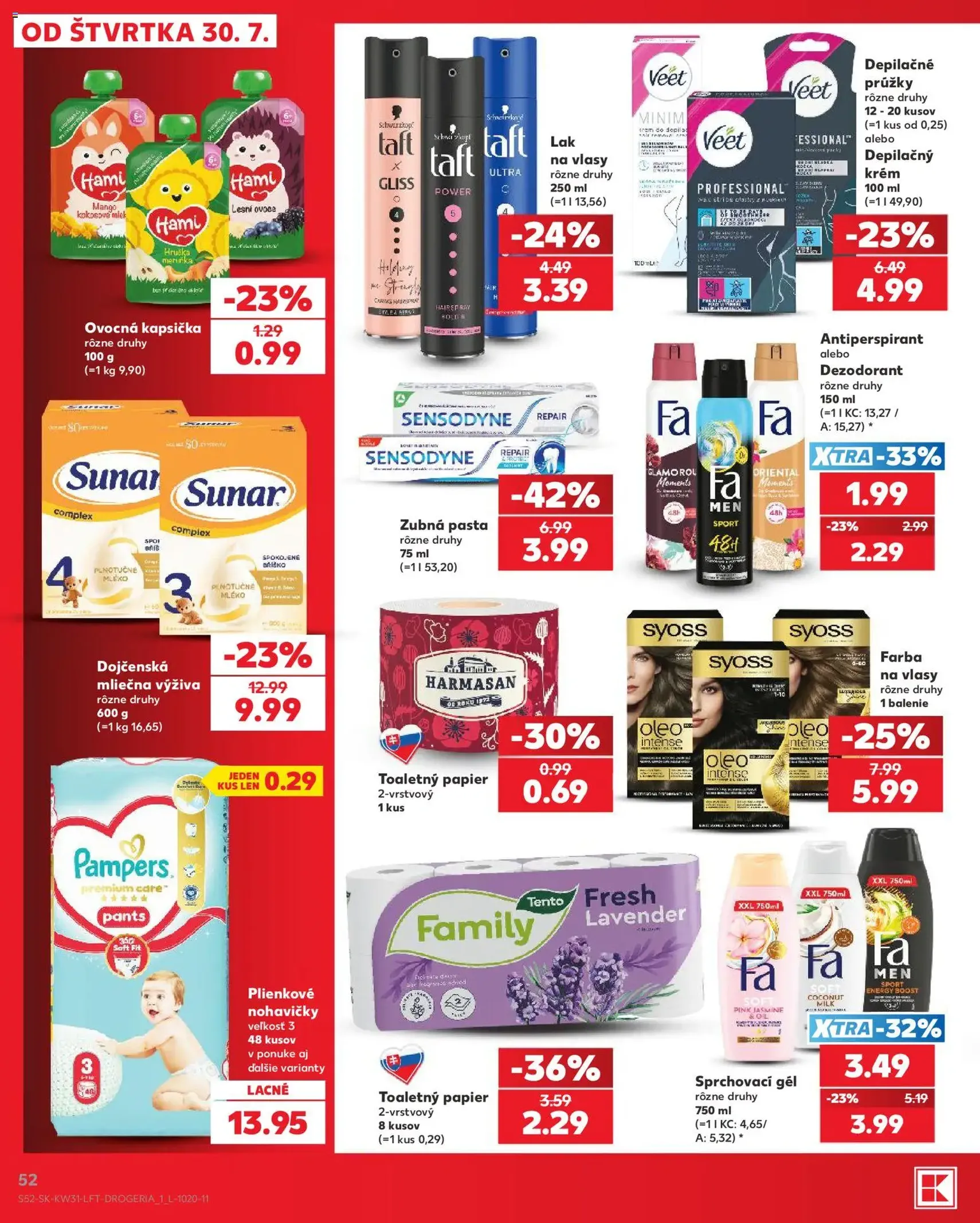 Kaufland leták - platný leták od 30.07.2026 strana 52 z 74
