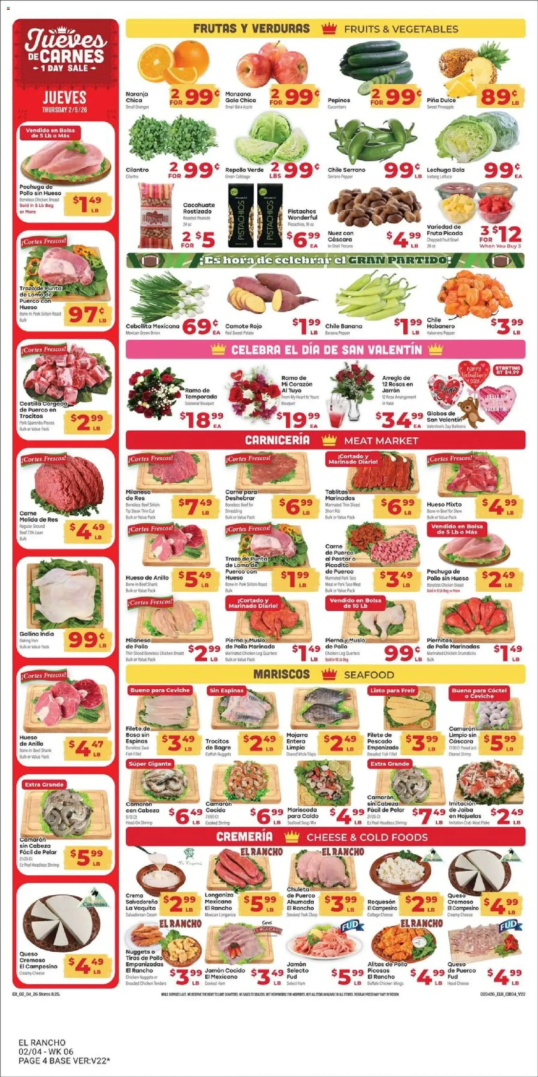 El Rancho - Weekly Ad - valid flyer from 02/04/2026, page 4 of 4