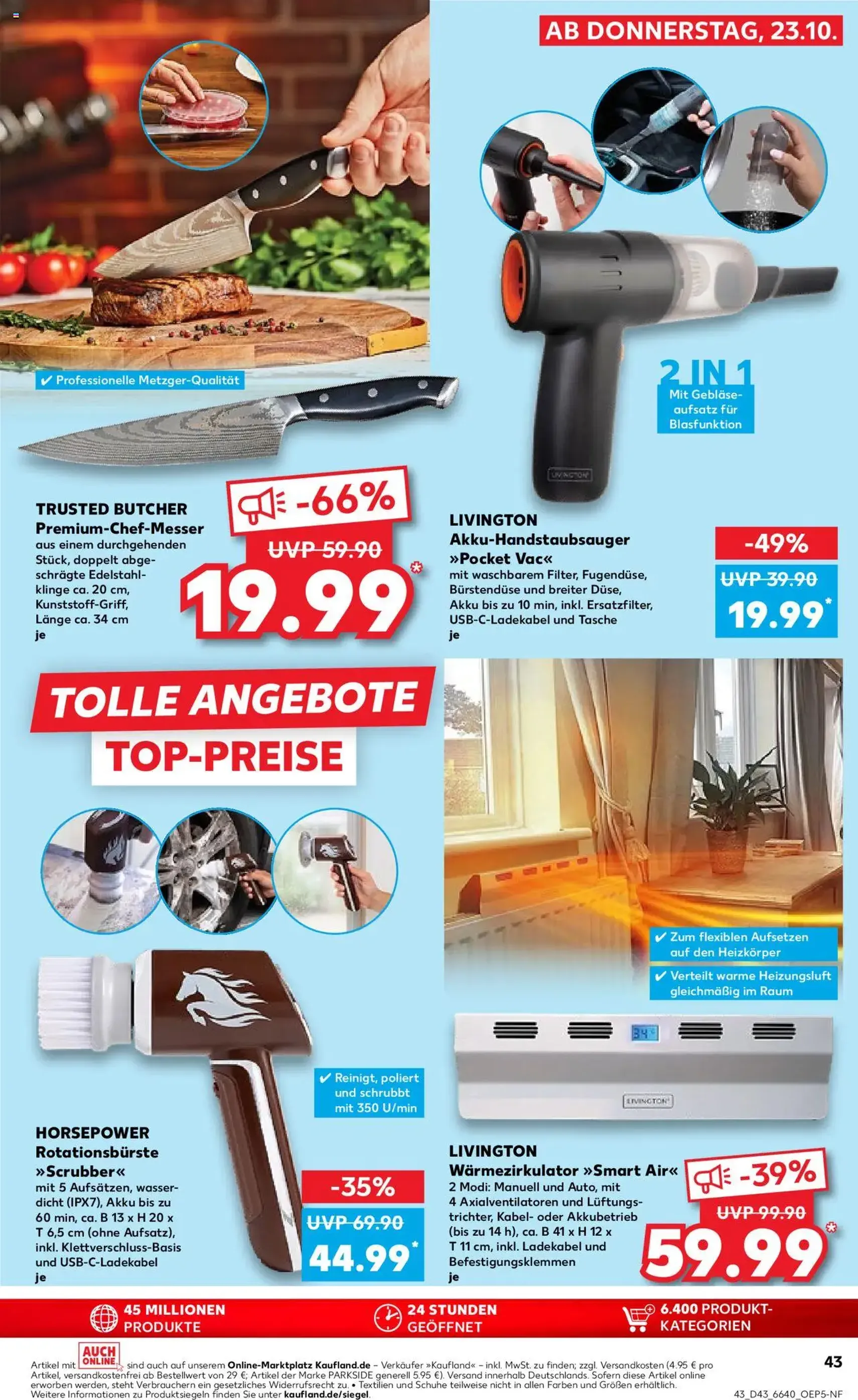 Kaufland Prospekt - Gültiger Prospekt ab 23.10.2025, Seite 43 von insgesamt 61 Kaufland Prospekt - Gültiger Prospekt ab 23.10.2025, Seite 43 von insgesamt 61