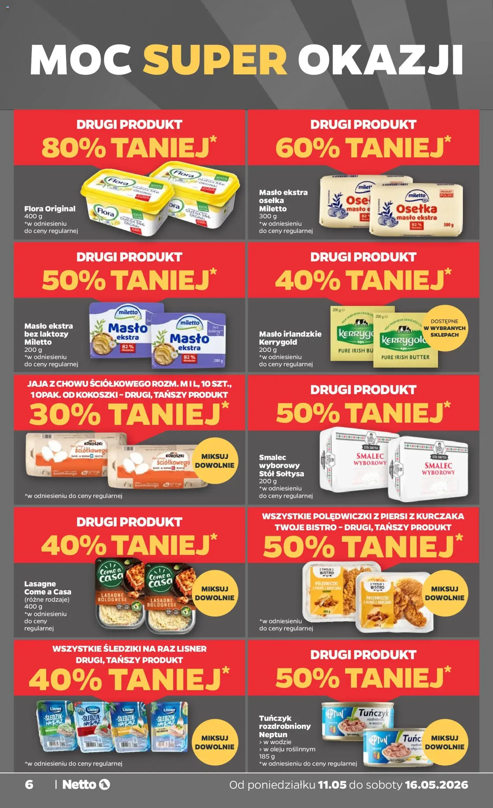 Netto gazetka od poniedziałku spożywcza - ważny gazetka od 11.05.2026 strona 6 z 36