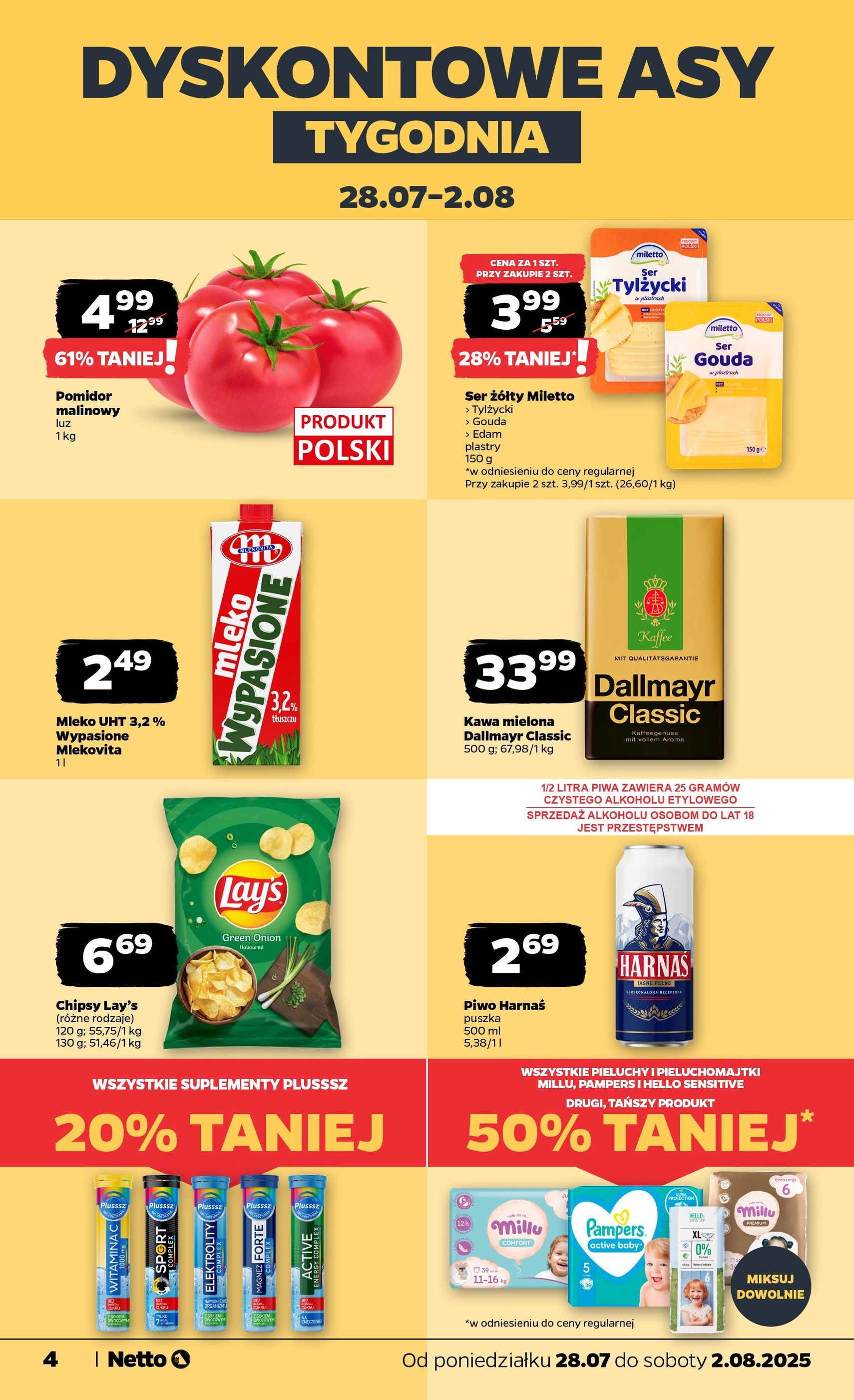 Netto gazetka - Spożywcza - ważny gazetka od 28.07.2025 strona 4 z 31 Netto gazetka - Spożywcza - ważny gazetka od 28.07.2025 strona 4 z 31