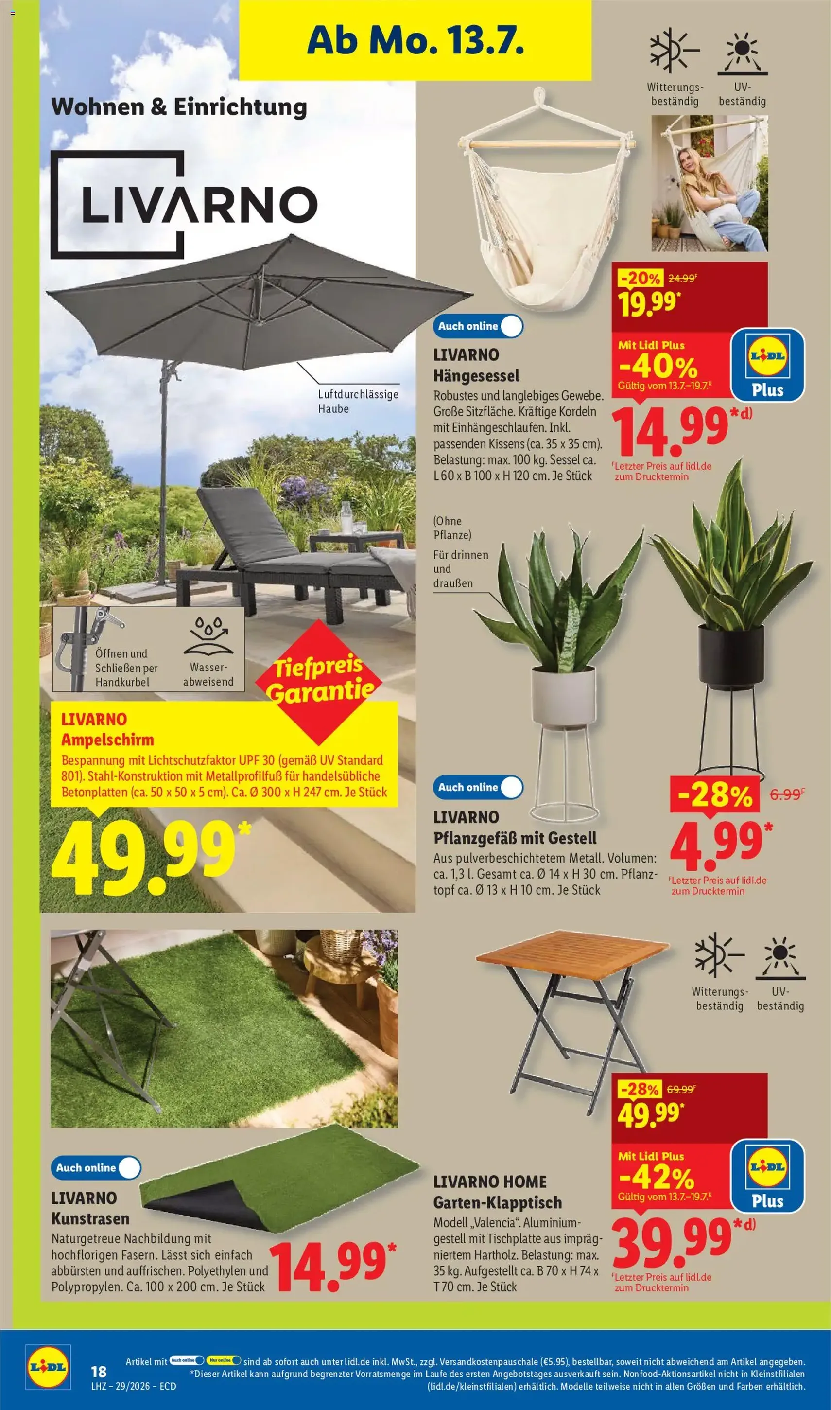 Lidl Prospekt - Gültiger Prospekt ab 13.07.2026, Seite 36 von insgesamt 72