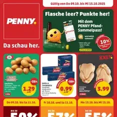 Penny Markt Flugblatt - Prospekt Vorschau gültig ab 09.10.2025