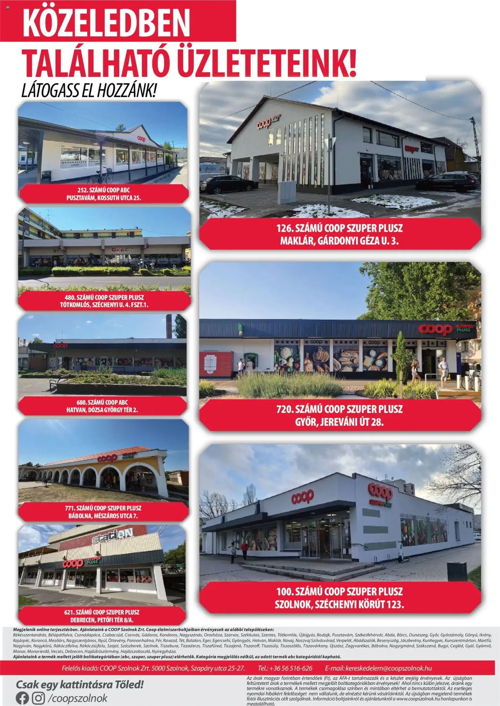 COOP Szolnok akciós újság - 2026.06.04. érvényes szórólap 6 oldal 6 oldalból
