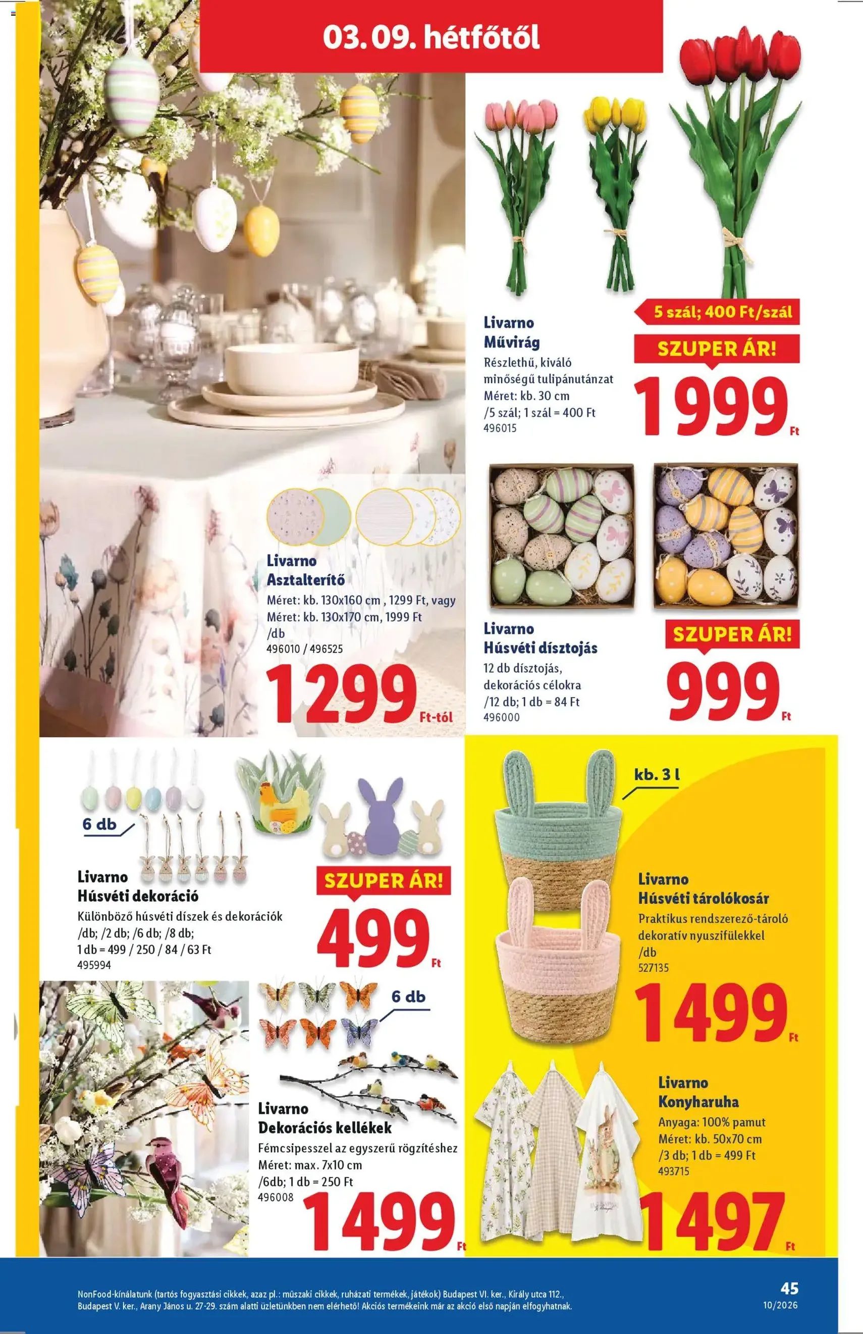 Lidl akciós újság - 2026.03.05. érvényes szórólap 45 oldal 64 oldalból