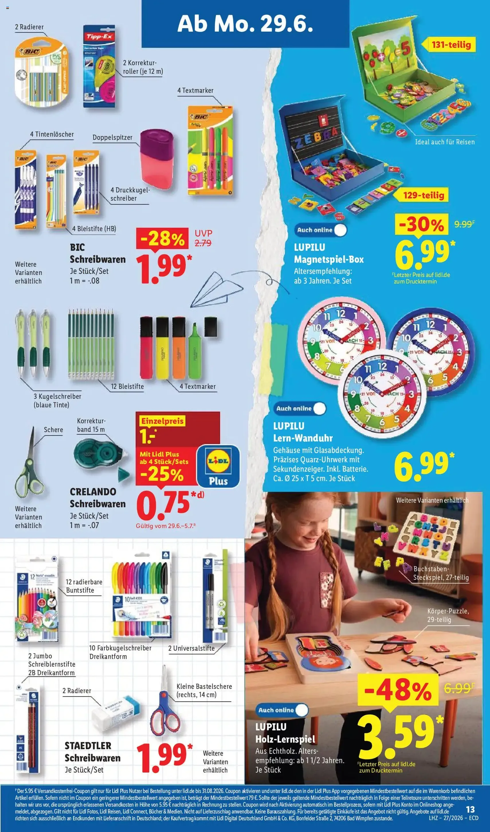 Lidl Prospekt - Gültiger Prospekt ab 29.06.2026, Seite 39 von insgesamt 67