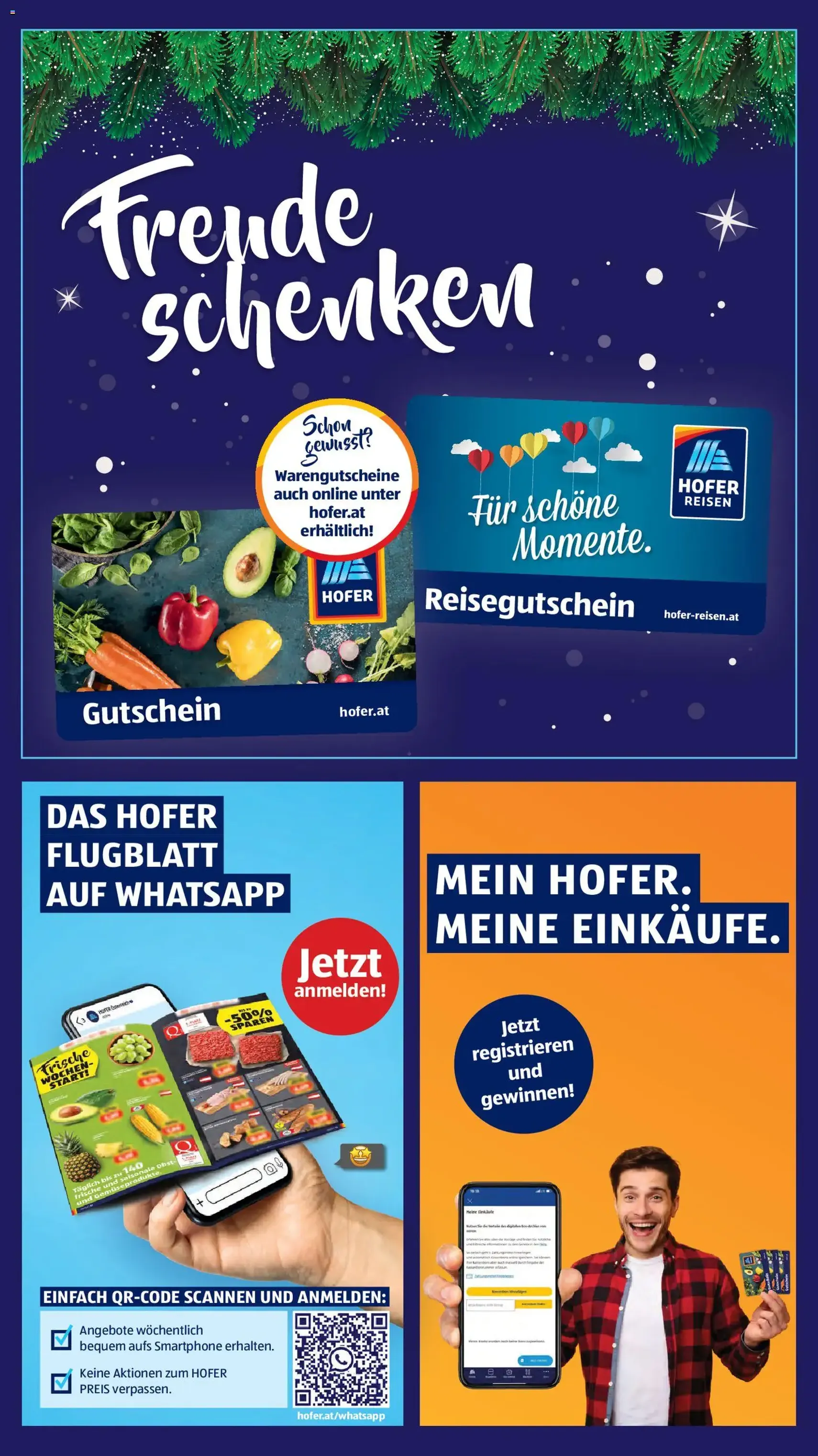 Hofer Flugblatt - Gültiger Prospekt ab 05.12.2025, Seite 3 von insgesamt 60