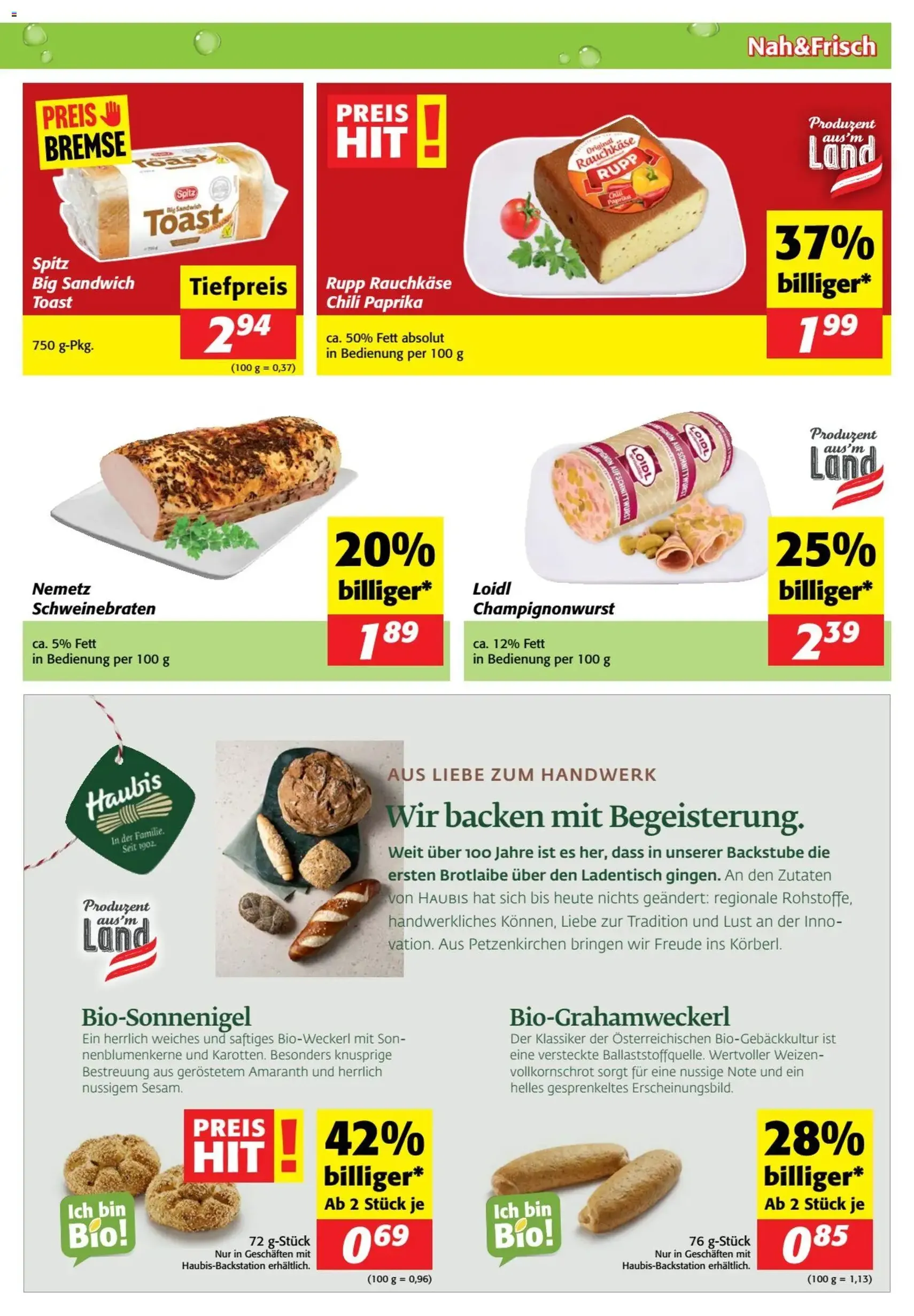 Nah und Frisch Flugblatt - Gültiger Prospekt ab 16.09.2026, Seite 3 von insgesamt 8