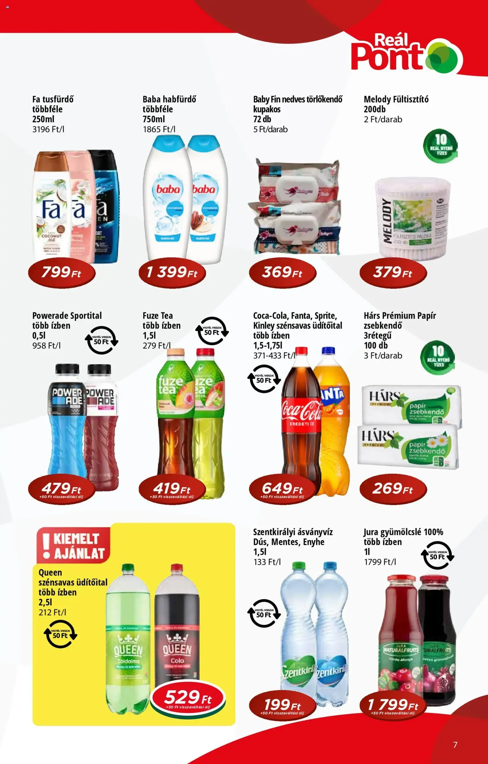 Reál - Akciós újság Pont - 2026.02.18. érvényes szórólap 7 oldal 8 oldalból