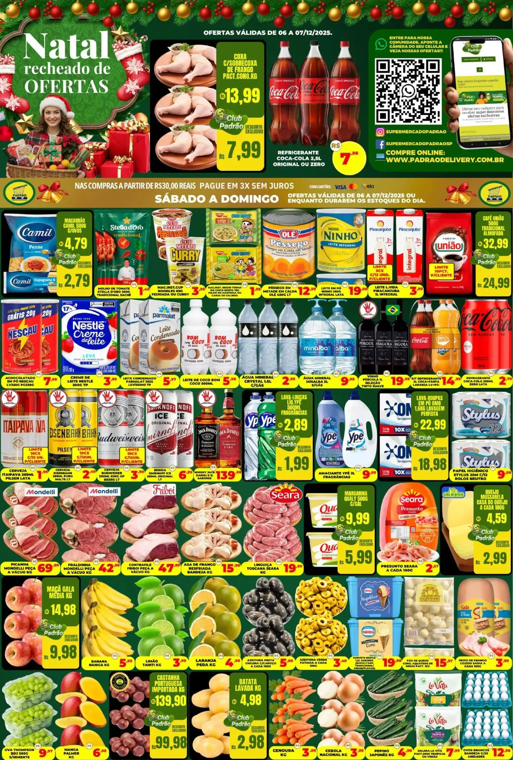 Supermercado Padrão - Ofertas da semana - folheto válido a partir de 06/12/2025 página 1 de 2