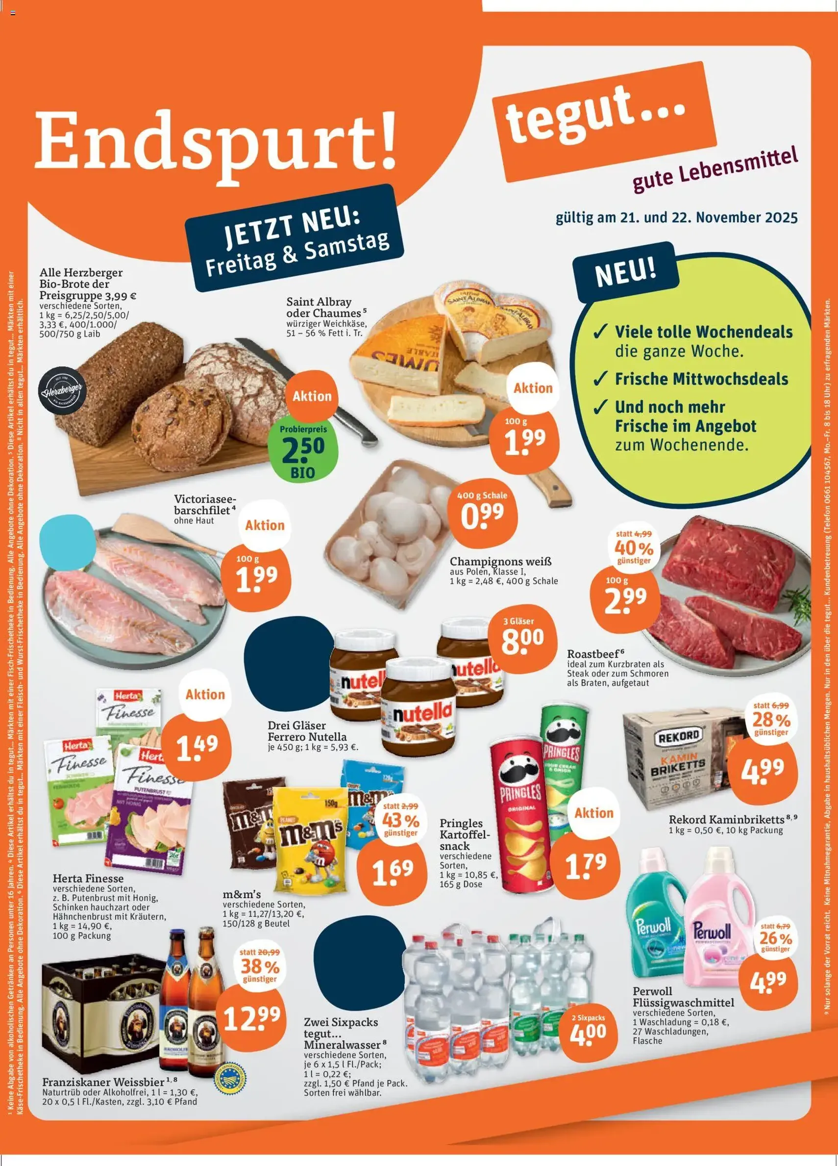 Tegut Prospekt - Gültiger Prospekt ab 17.11.2025, Seite 1 von insgesamt 25