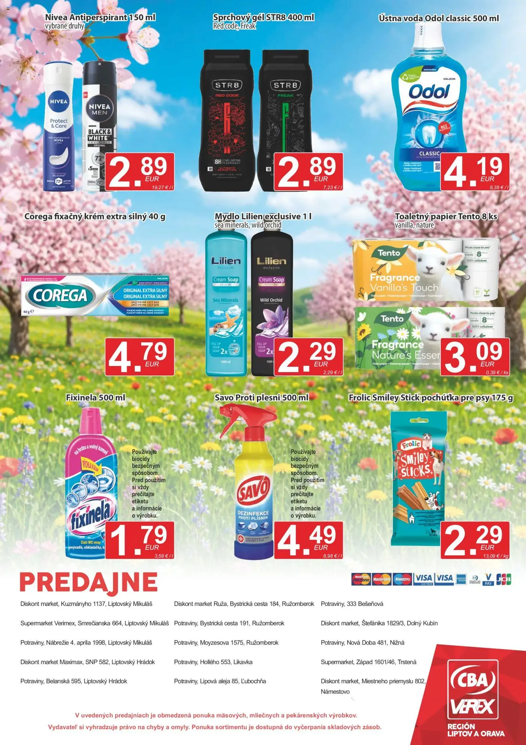 CBA Verex leták - platný leták od 21.05.2026 strana 12 z 12