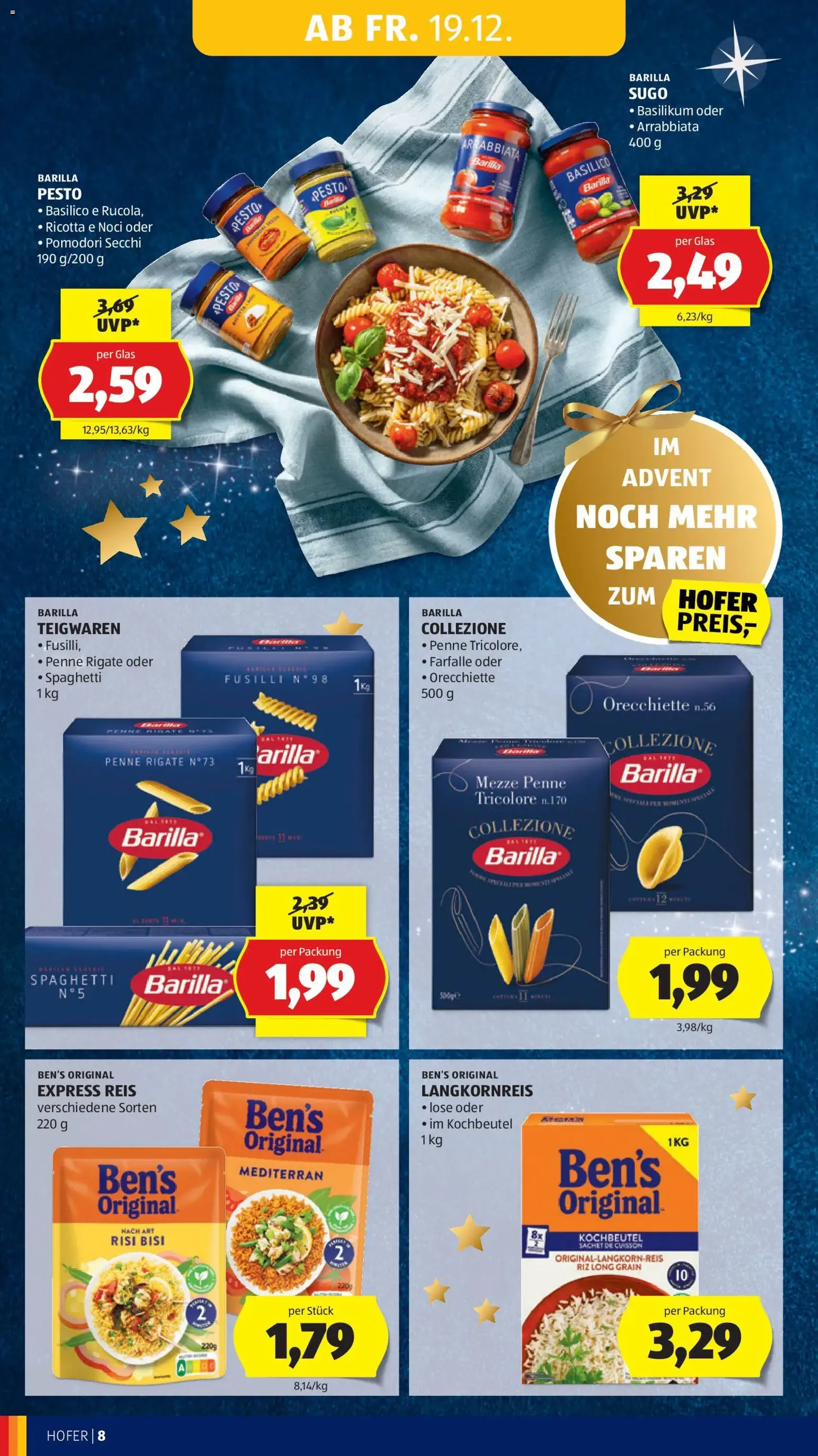 Hofer Flugblatt - Gültiger Prospekt ab 19.12.2025, Seite 10 von insgesamt 41