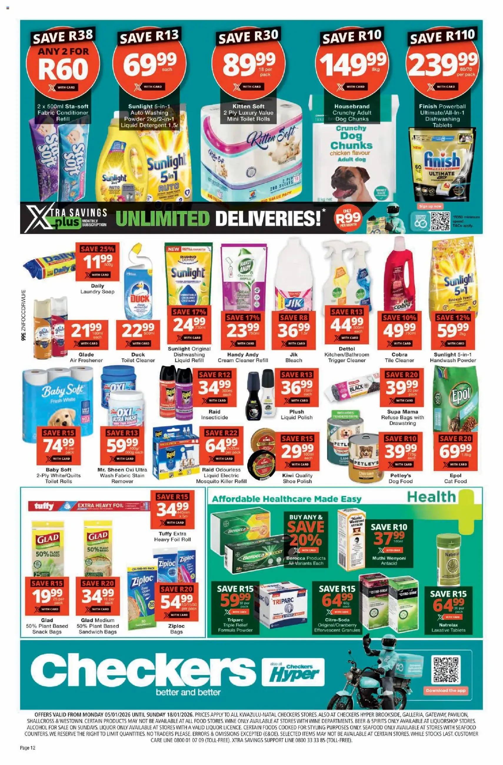 Checkers Specials - valid flyer from 05/01/2026, page 12 of 12