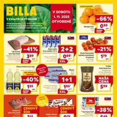 Billa leták - náhľad letáku platný od 29.10.2025 Billa leták - náhľad letáku platný od 29.10.2025