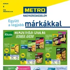 Metro Akciós újság - szórólap előnézete érvényes 2025.08.15. -tól