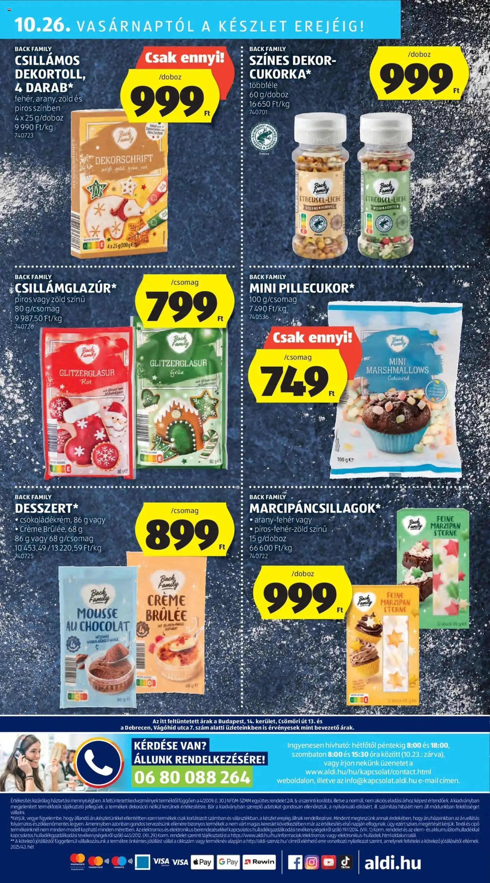 Aldi Akciós újság - 2025.10.24. érvényes szórólap 48 oldal 51 oldalból Aldi Akciós újság - 2025.10.24. érvényes szórólap 48 oldal 51 oldalból