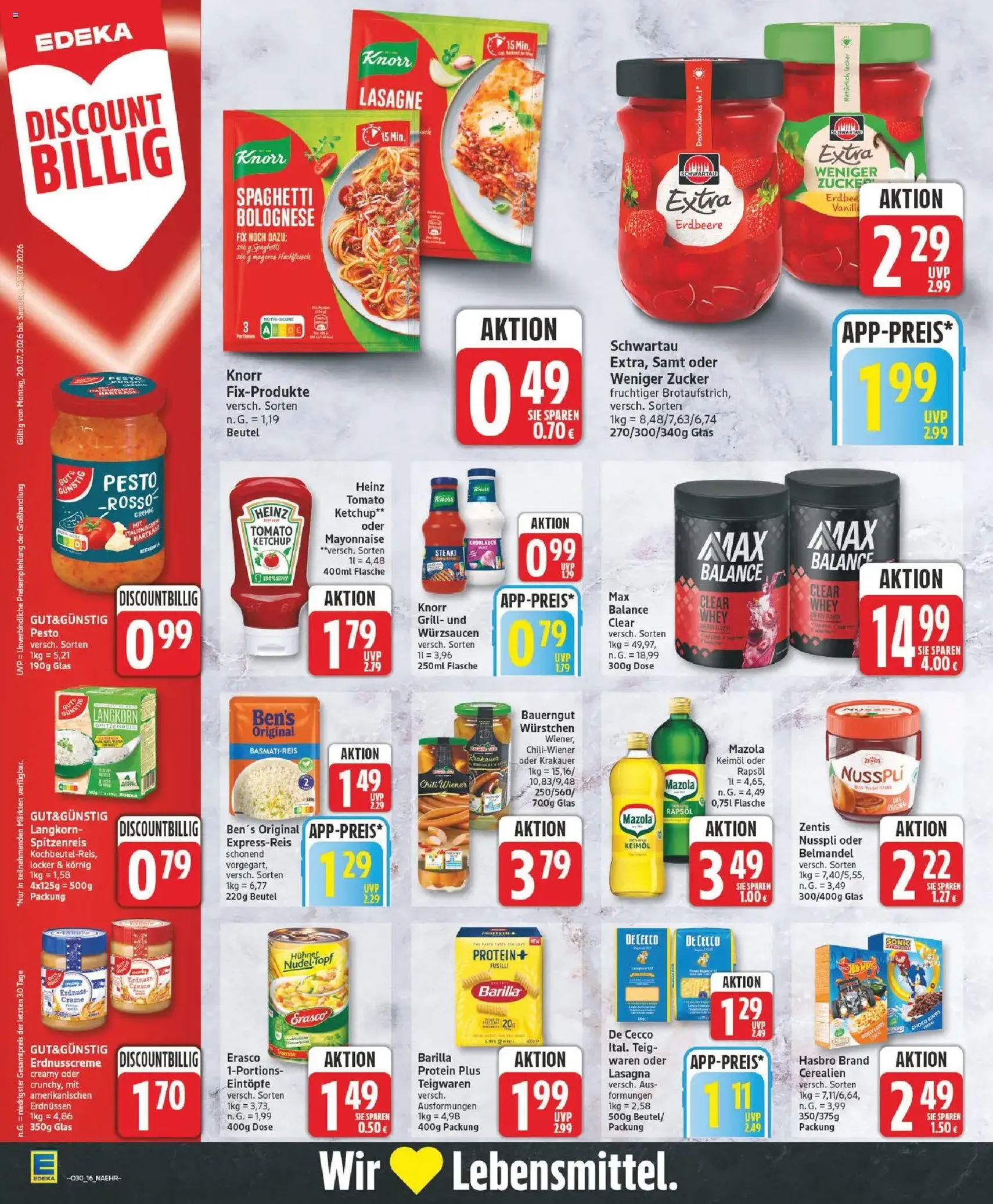Edeka Prospekt - Gültiger Prospekt ab 20.07.2026, Seite 16 von insgesamt 28