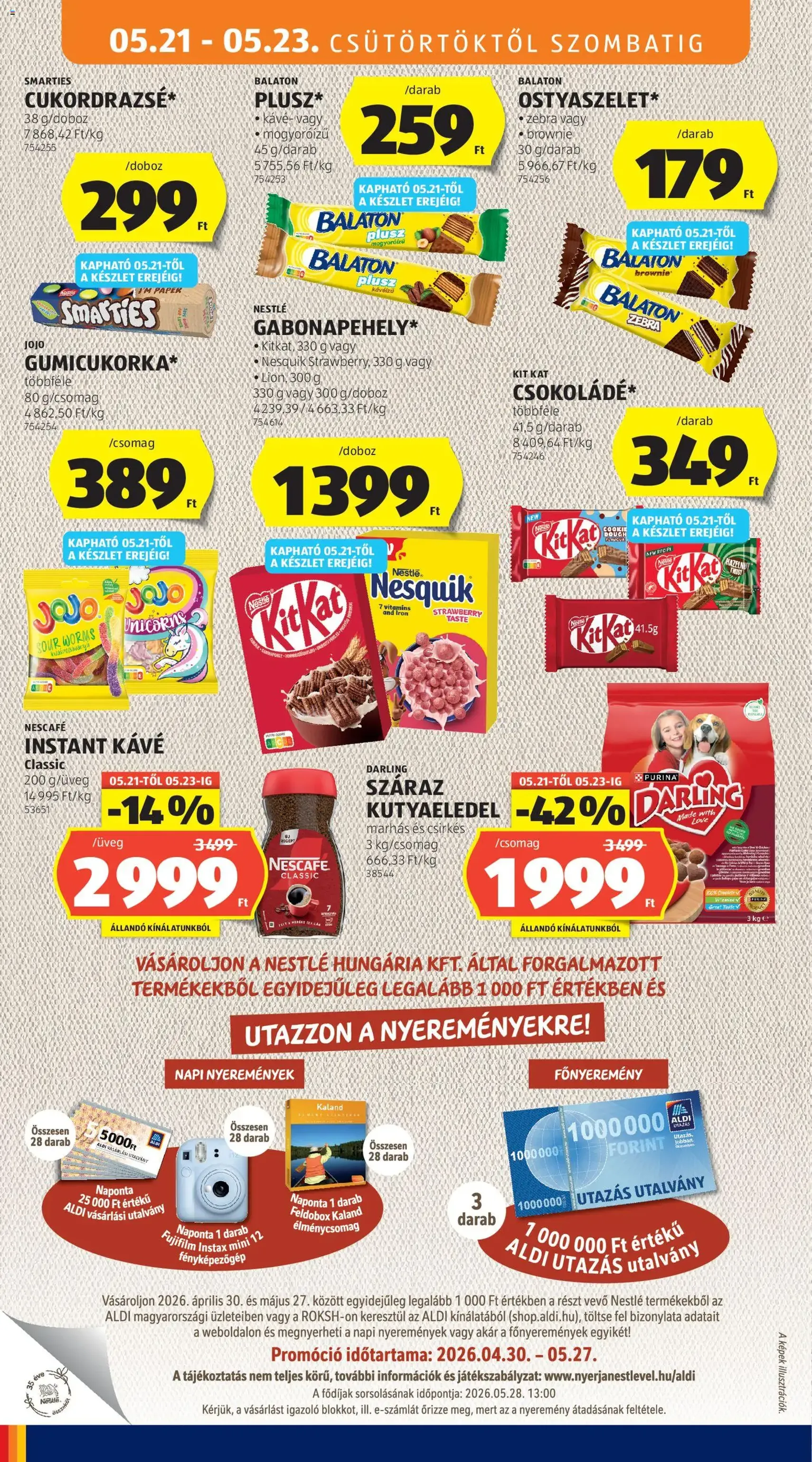Aldi akciós újság - 2026.05.21. érvényes szórólap 20 oldal 65 oldalból