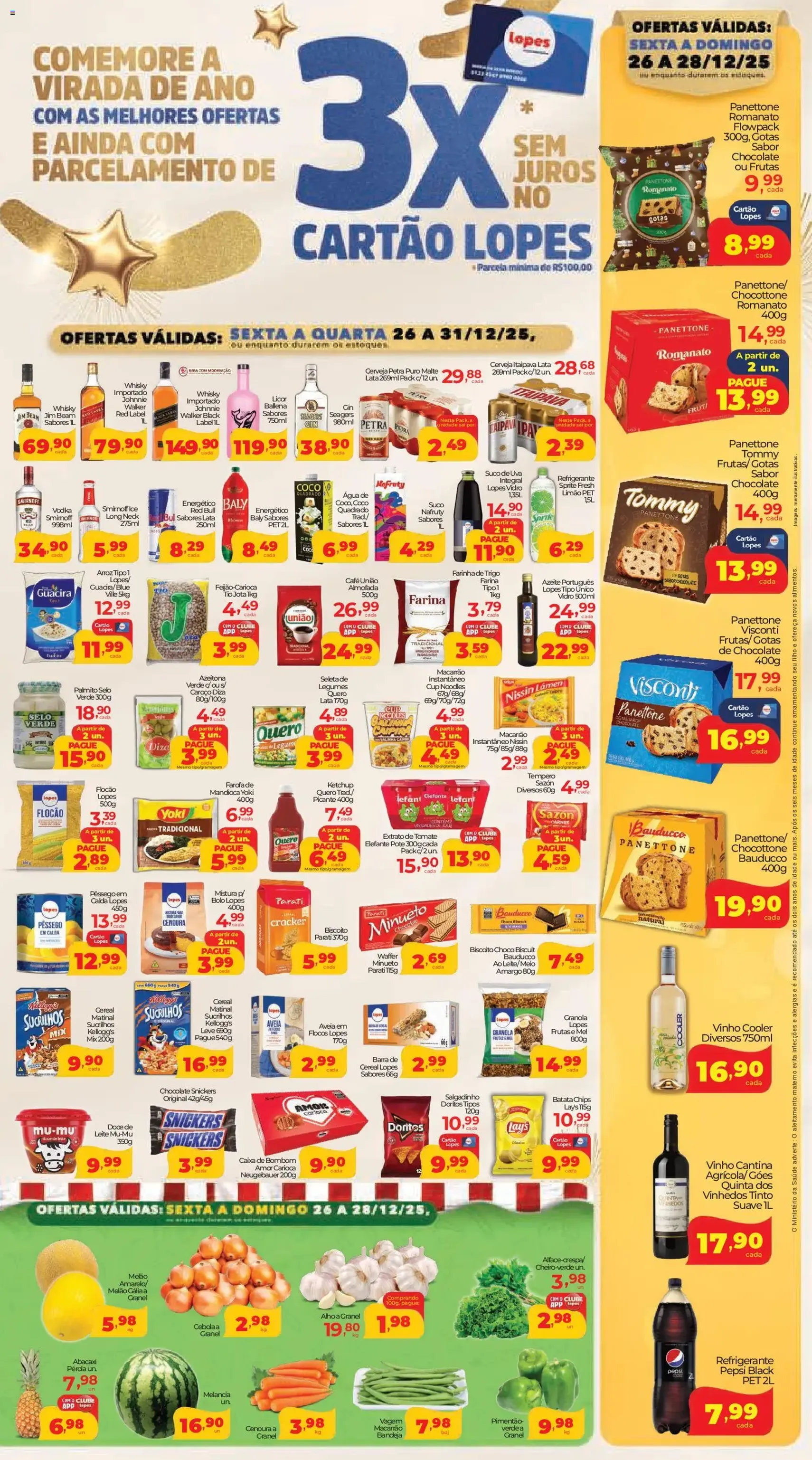 Lopes Supermercados - Ofertas da semana - folheto válido a partir de 26/12/2025 página 3 de 4