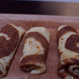 Recipe preview Original Homemade Cinnamon Roll Pancakes Recipe