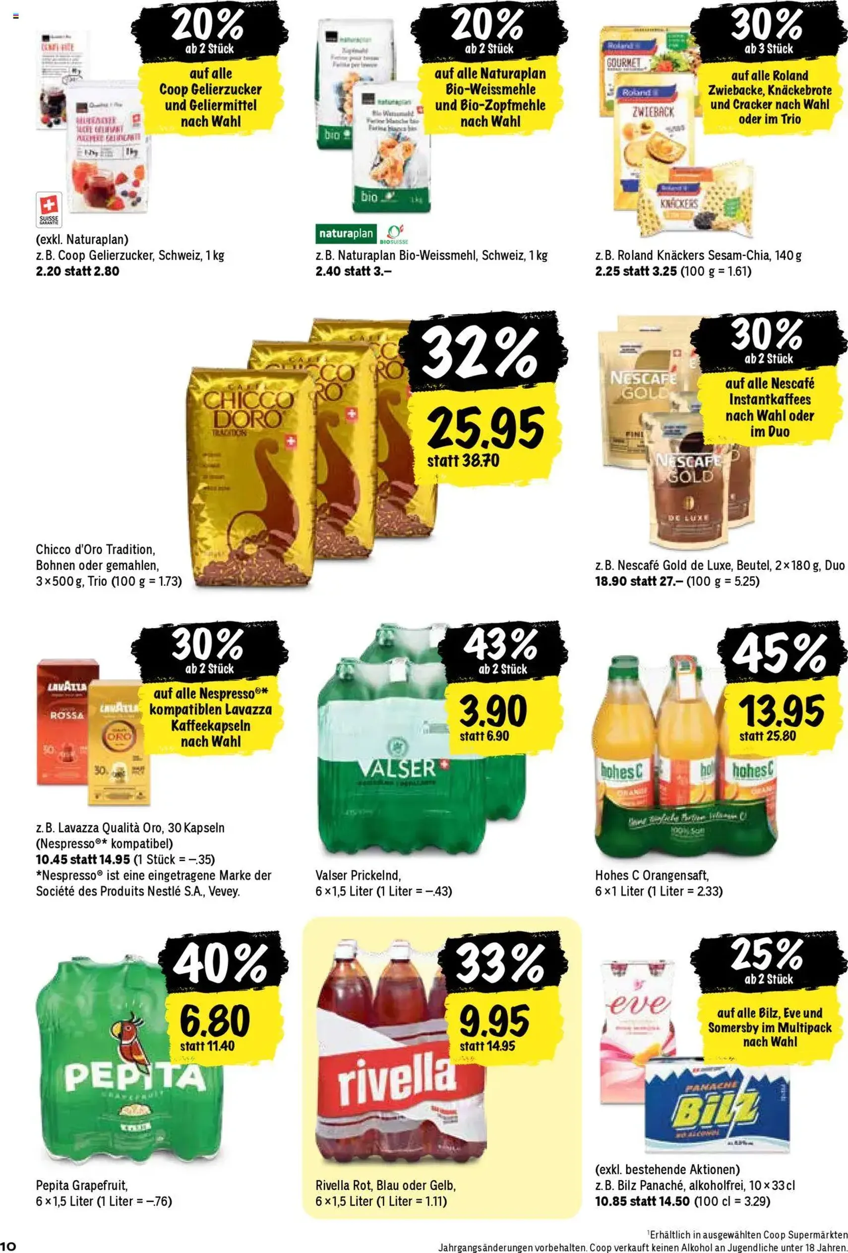 Coop Aktionen - Gültiger Prospekt ab 31.07.2025, Seite 10 von insgesamt 24 Coop Aktionen - Gültiger Prospekt ab 31.07.2025, Seite 10 von insgesamt 24