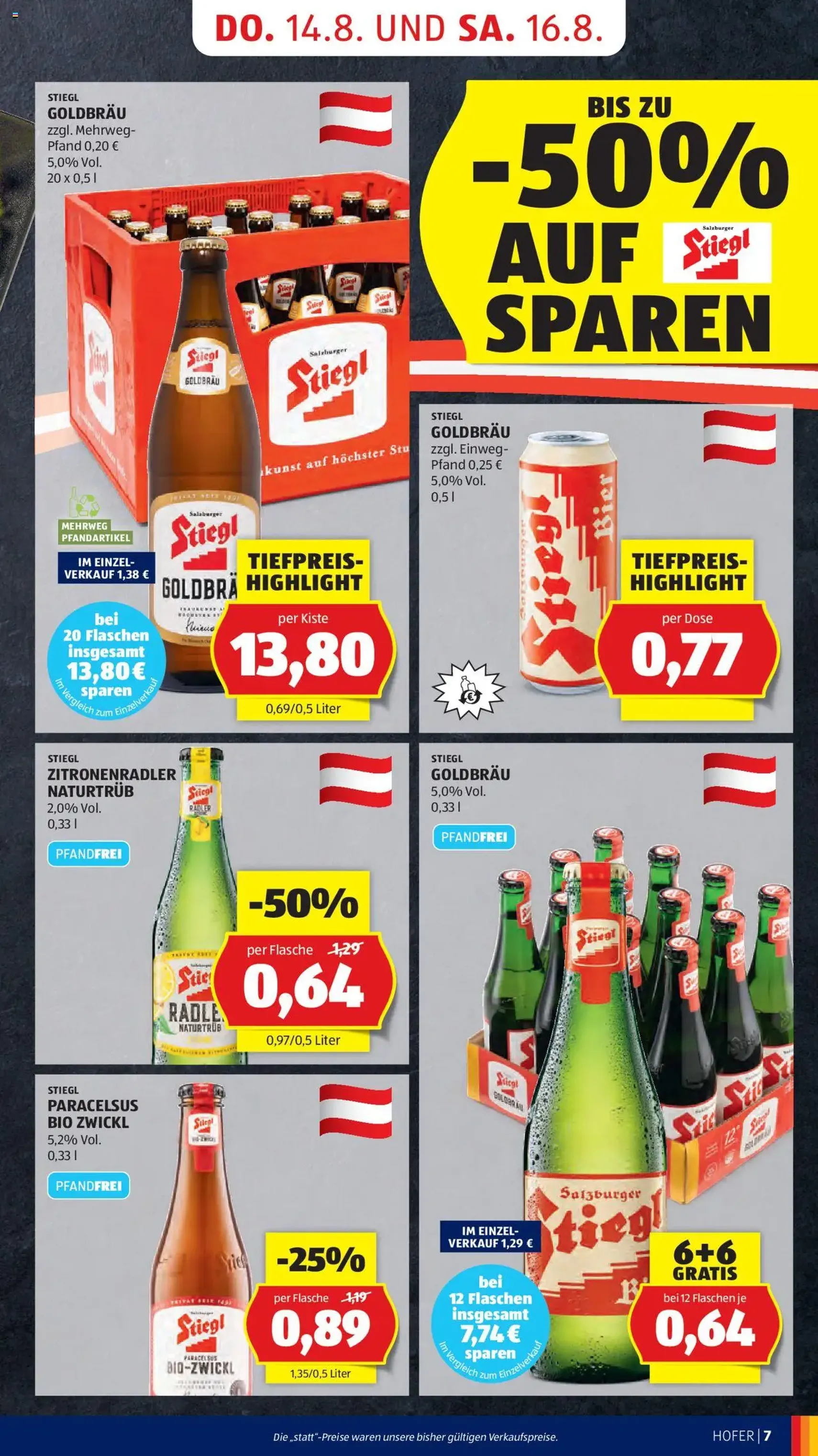 Hofer Flugblatt - Gültiger Prospekt ab 14.08.2025, Seite 9 von insgesamt 45