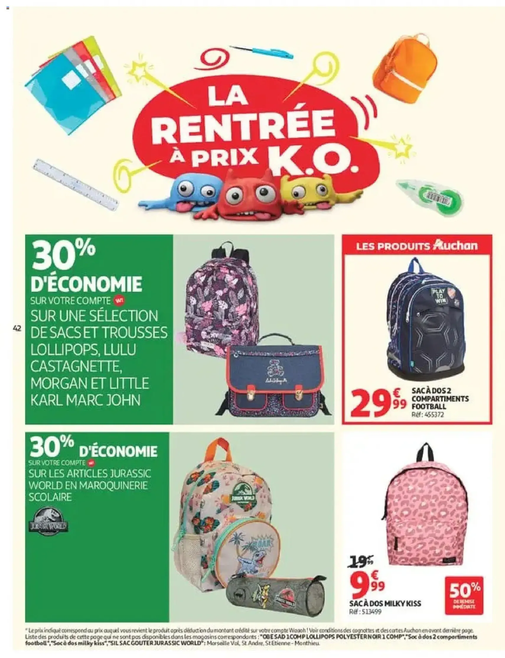 Auchan Promos XXL, rentrée - brochure valable à partir du 21/07/2026, page 42 sur 49