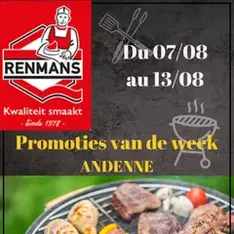 Renmans folder / publicité - voorvertoning van de folder geldig vanaf 07/08/2026