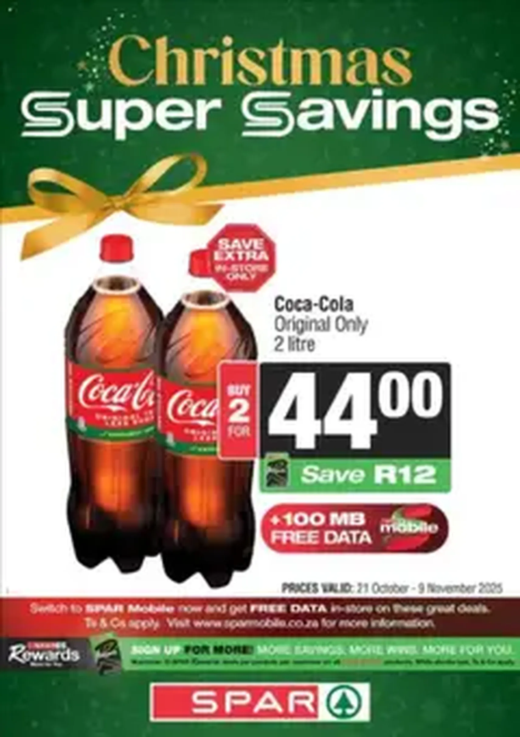 Superspar Specials - valid flyer from 21/10/2025, page 1 of 1