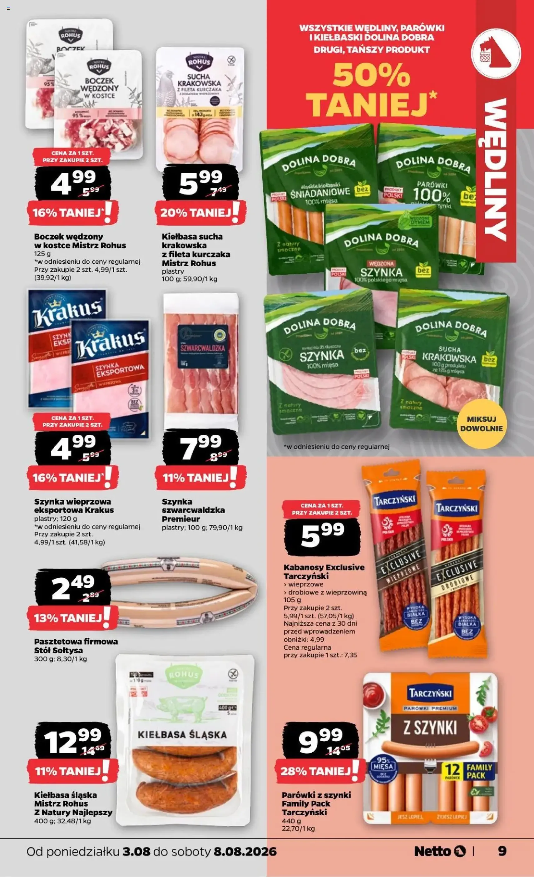 Netto gazetka od poniedziałku - ważny gazetka od 03.08.2026 strona 9 z 37