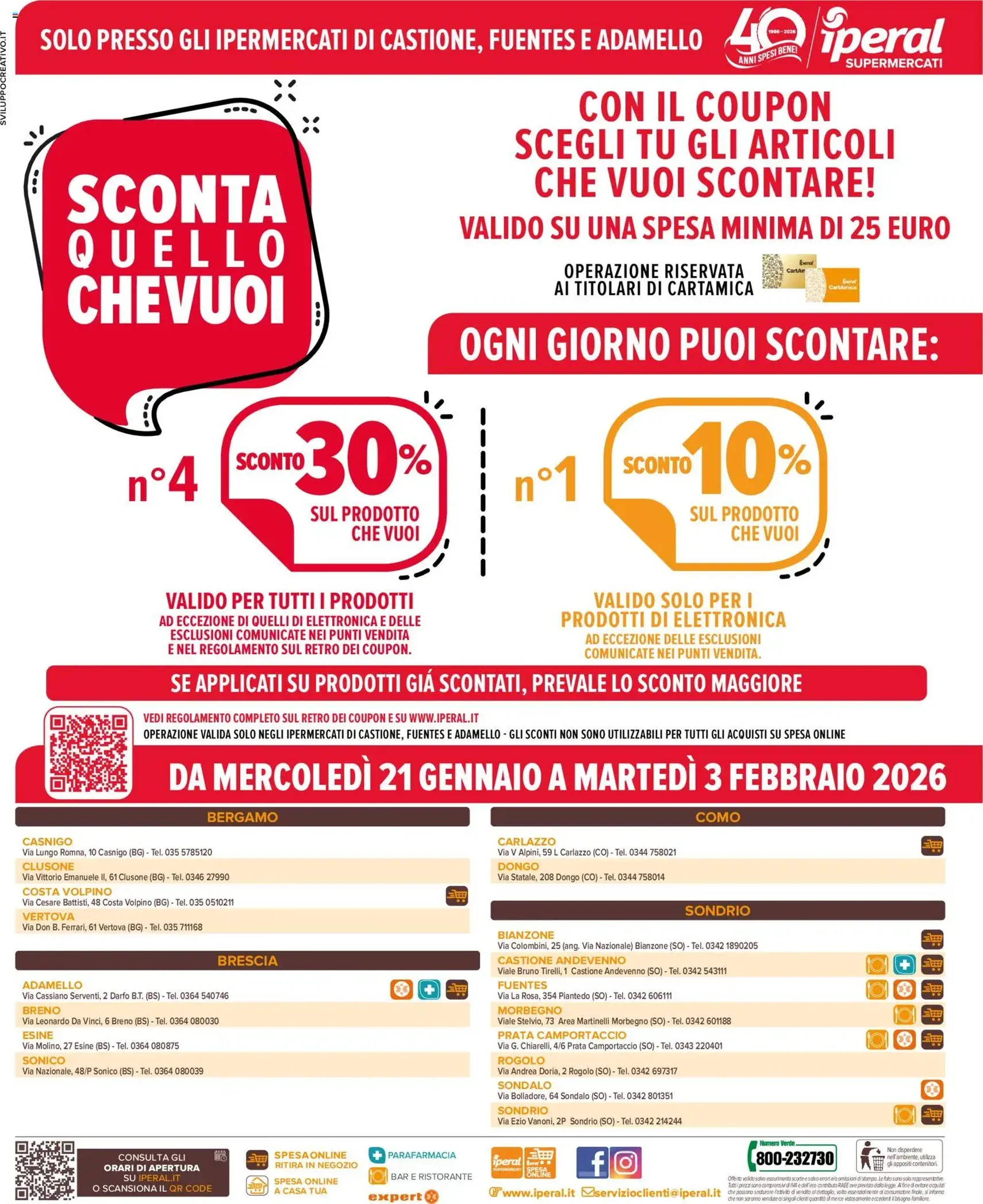 Volantino Iperal - volantino valido dal 21/01/2026 pagina 24 di 25