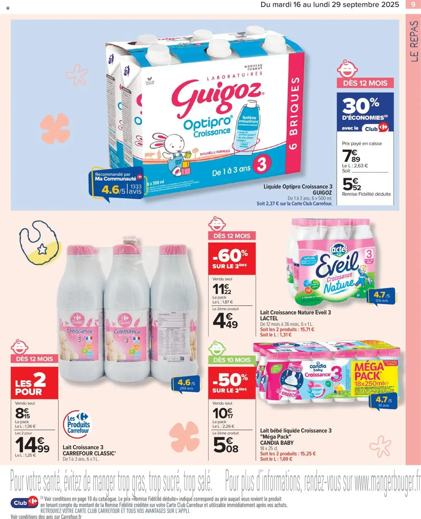 Carrefour Catalogue: Parents malins il n'y a pas de petites éconimies - brochure valable à partir du 16/09/2025, page 11 sur 44