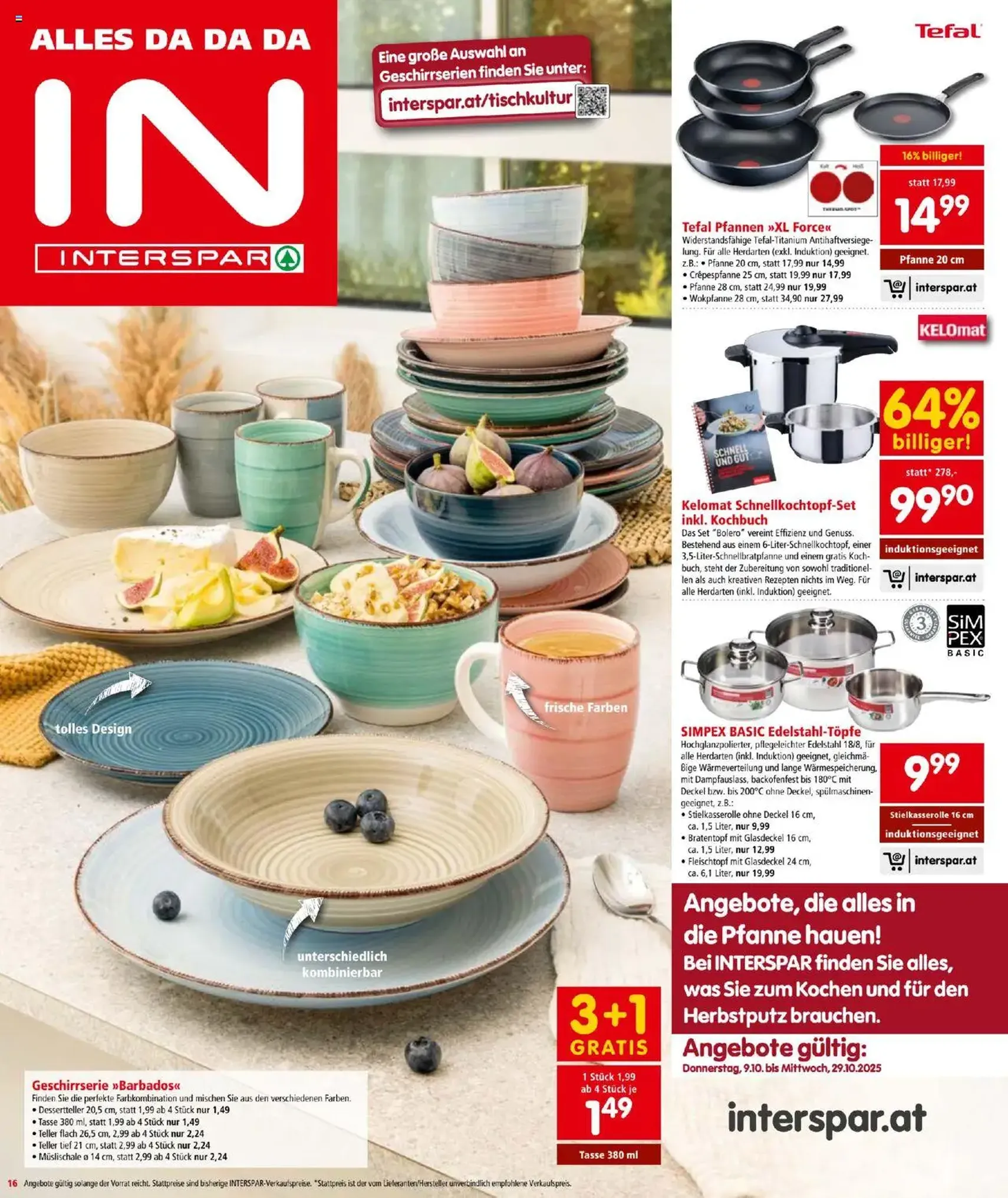 Interspar Flugblatt - Gültiger Prospekt ab 09.10.2025, Seite 16 von insgesamt 20