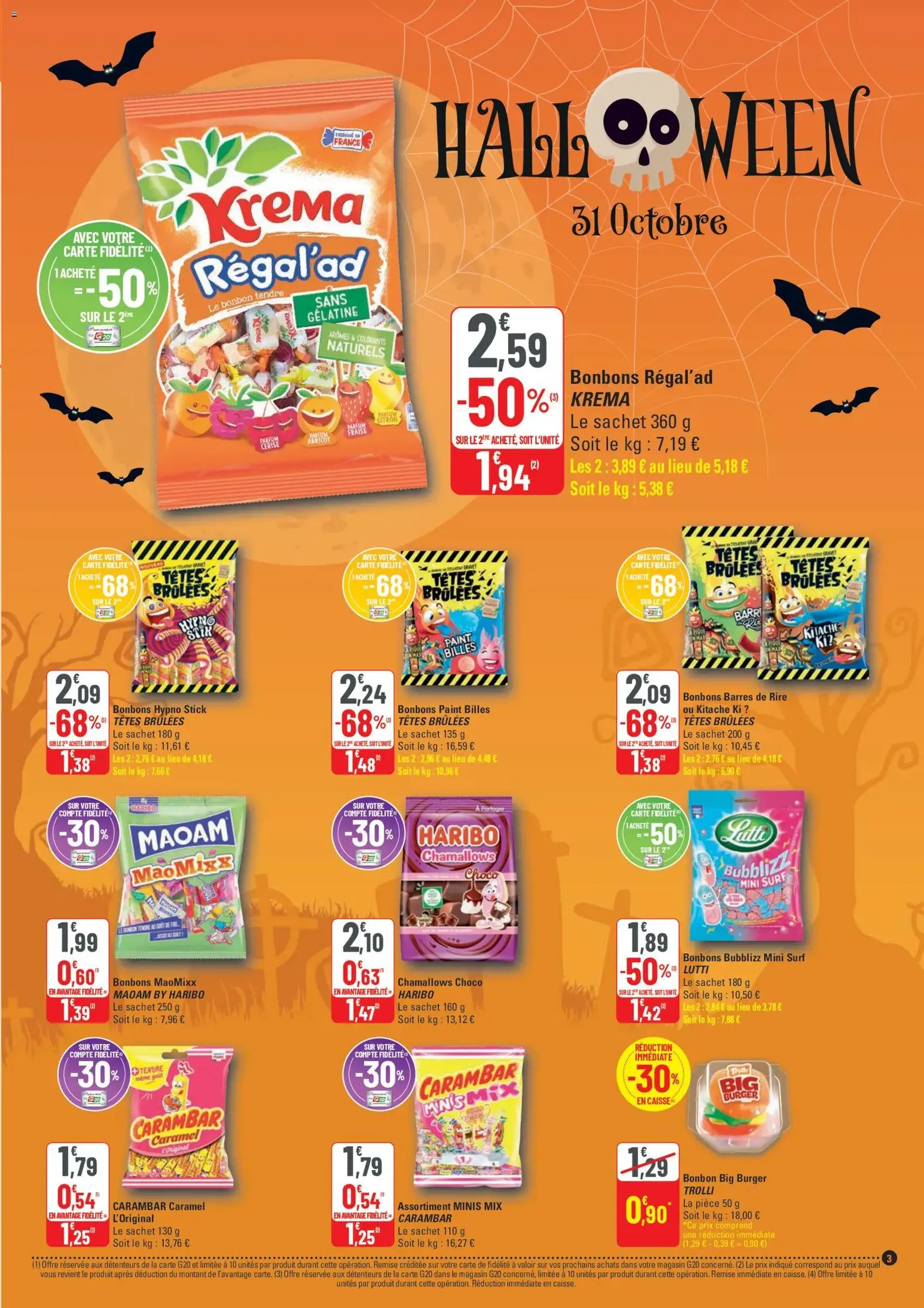 G20 Supermarchés catalogue - brochure valable à partir du 22/10/2025, page 3 sur 20 G20 Supermarchés catalogue - brochure valable à partir du 22/10/2025, page 3 sur 20