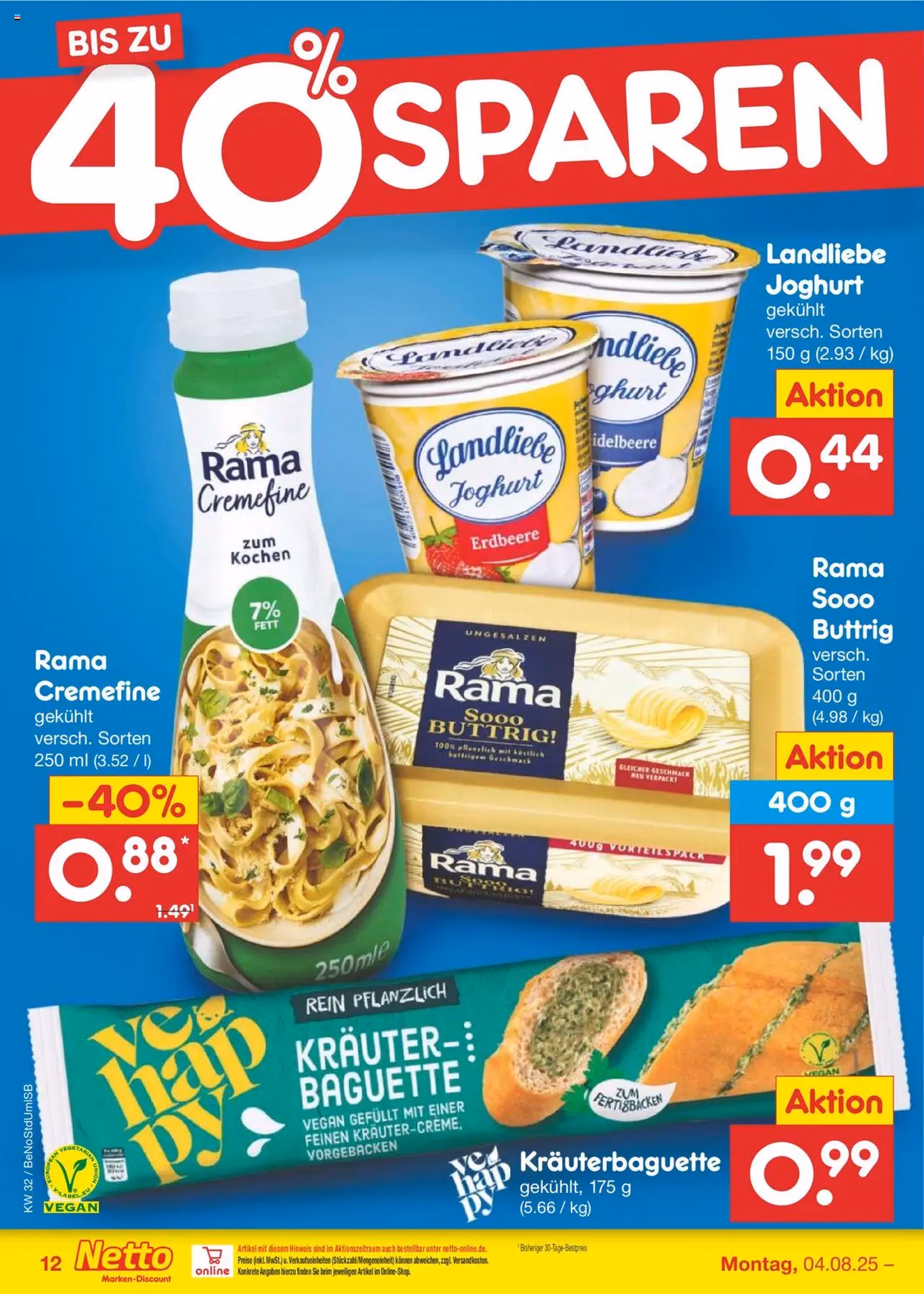 Netto Marken-Discount Prospekt - Gültiger Prospekt ab 04.08.2025, Seite 16 von insgesamt 61 Netto Marken-Discount Prospekt - Gültiger Prospekt ab 04.08.2025, Seite 16 von insgesamt 61