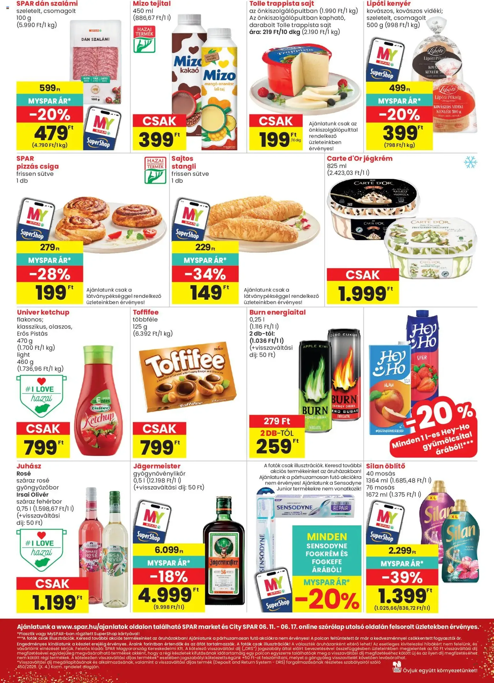Spar Market akciós újság - 2026.06.11. érvényes szórólap 2 oldal 3 oldalból