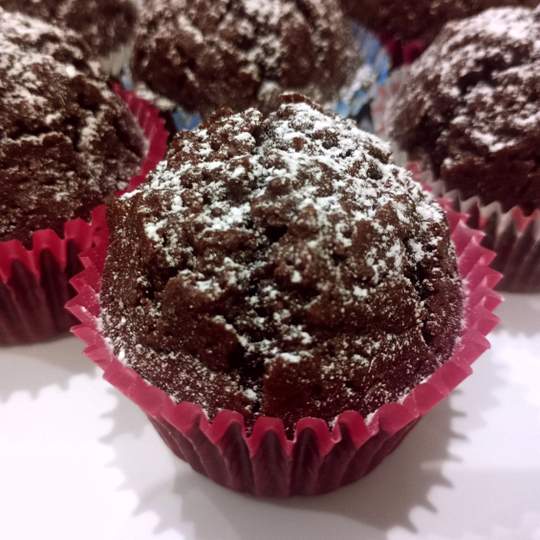 Podgląd przepisu Muffinki coca-cola